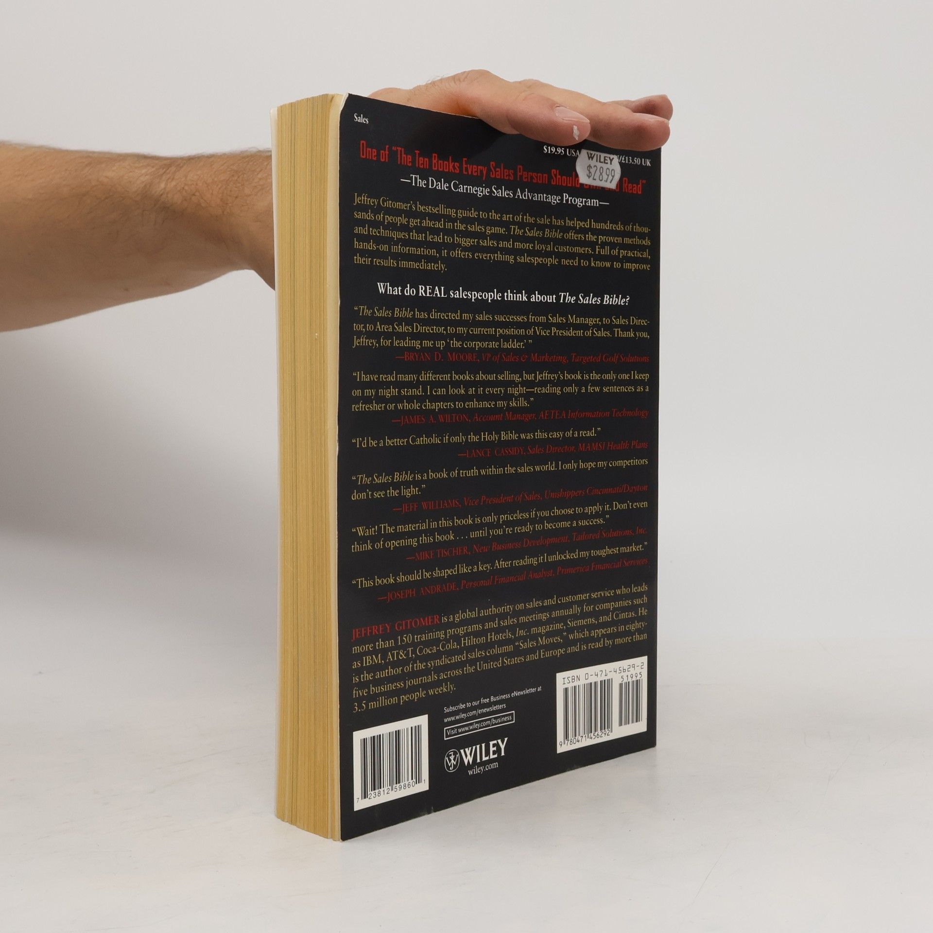 Jeffrey H. Gitomer The Sales Bible