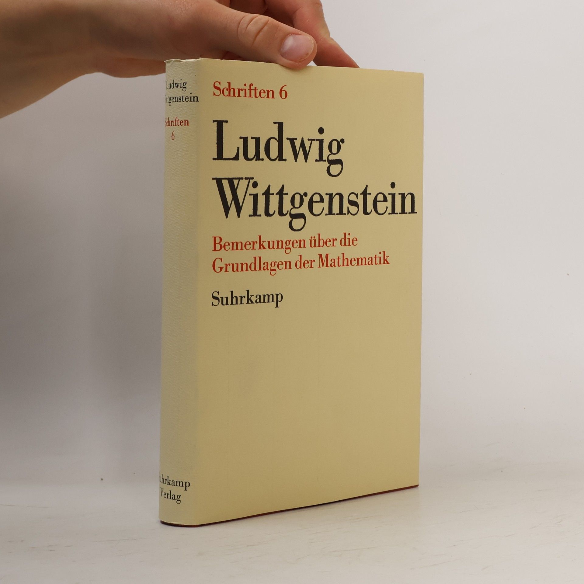 Schriften - 6: Bemerkungen über die Grundlagen der Mathematik