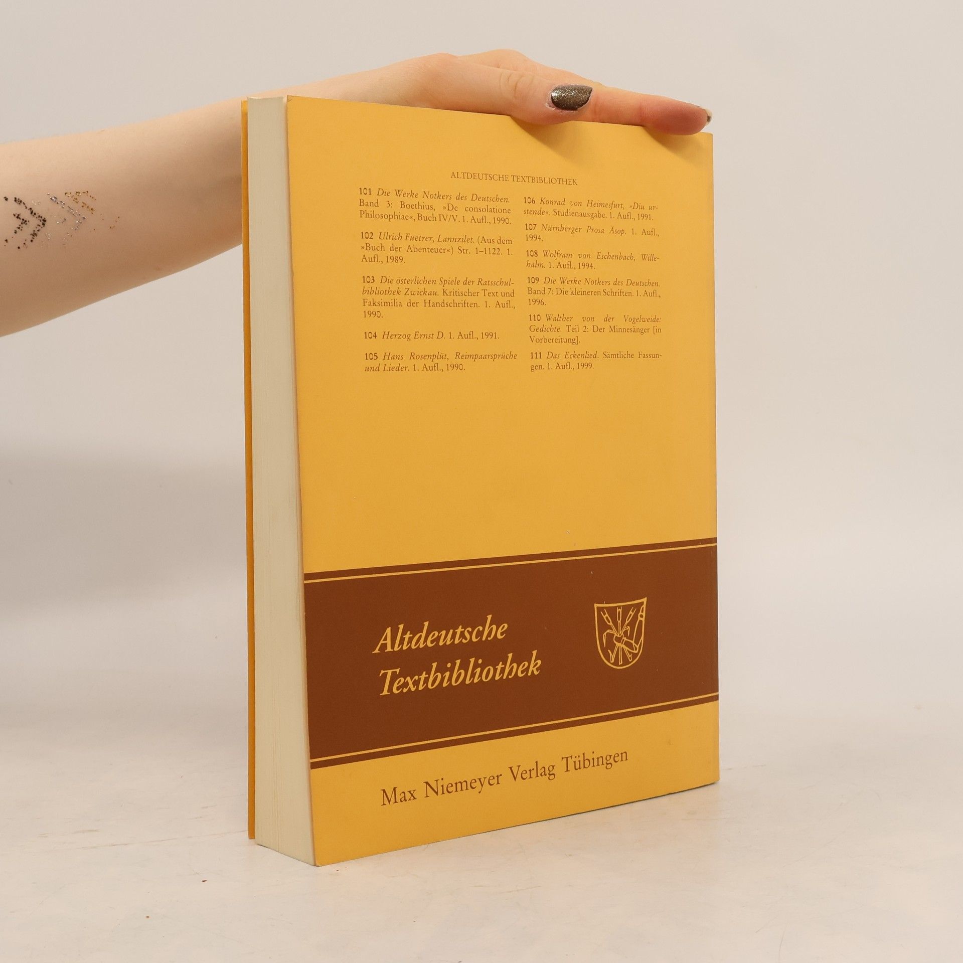 Heinrich von dem Türlin Altdeutsche Textbibliothek - 112: Die Krone (Verse 1-12281)