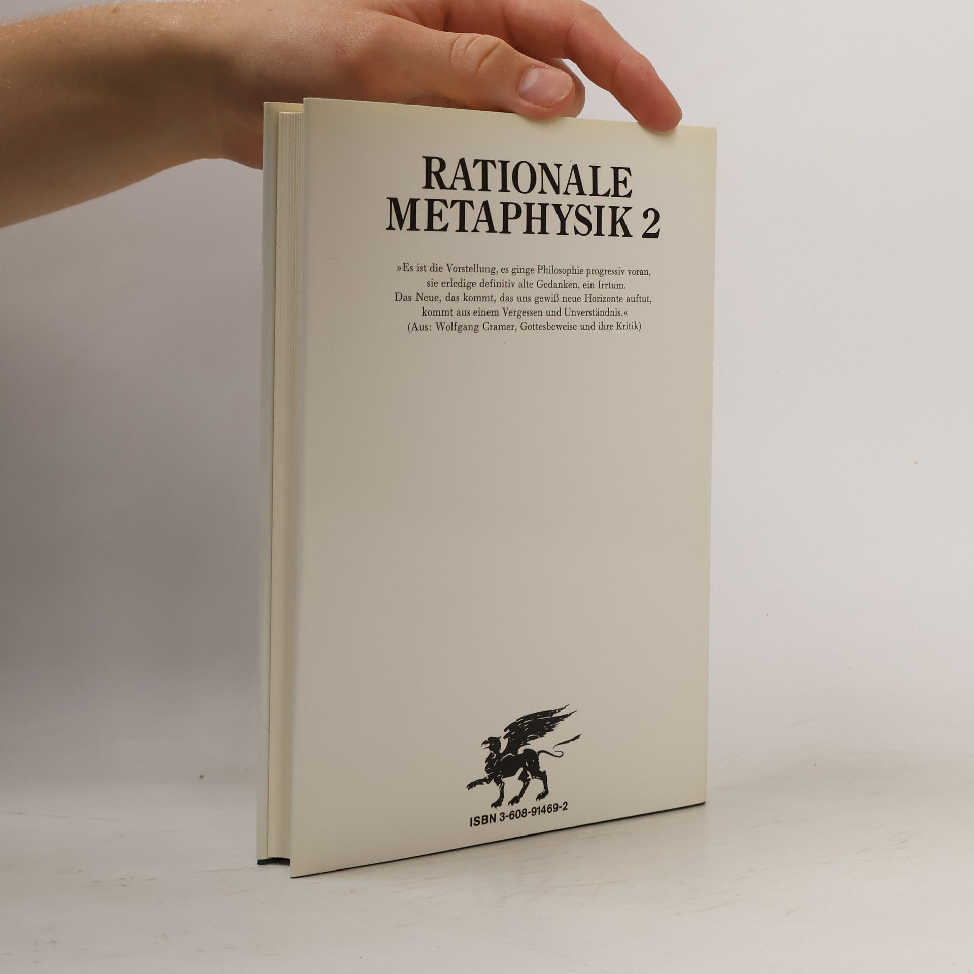 Hans Radermacher Rationale Metaphysik