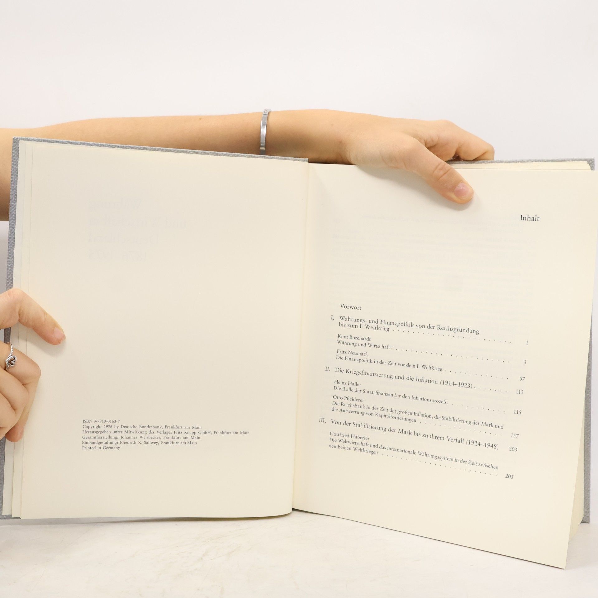 Autorenkollektiv Währung und Wirtschaft in Deutschland 1876 - 1975