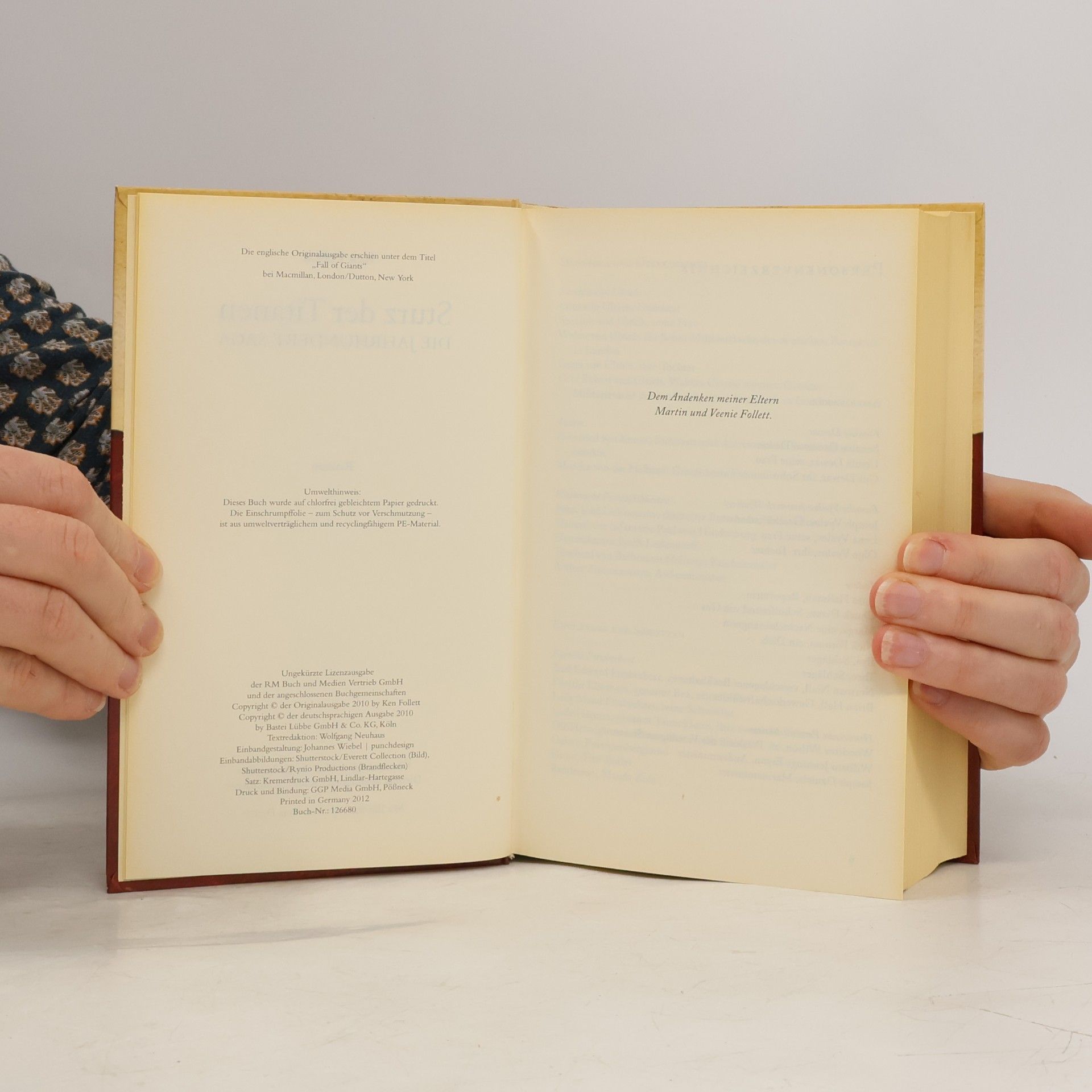 Ken Follett Sturz der Titanen