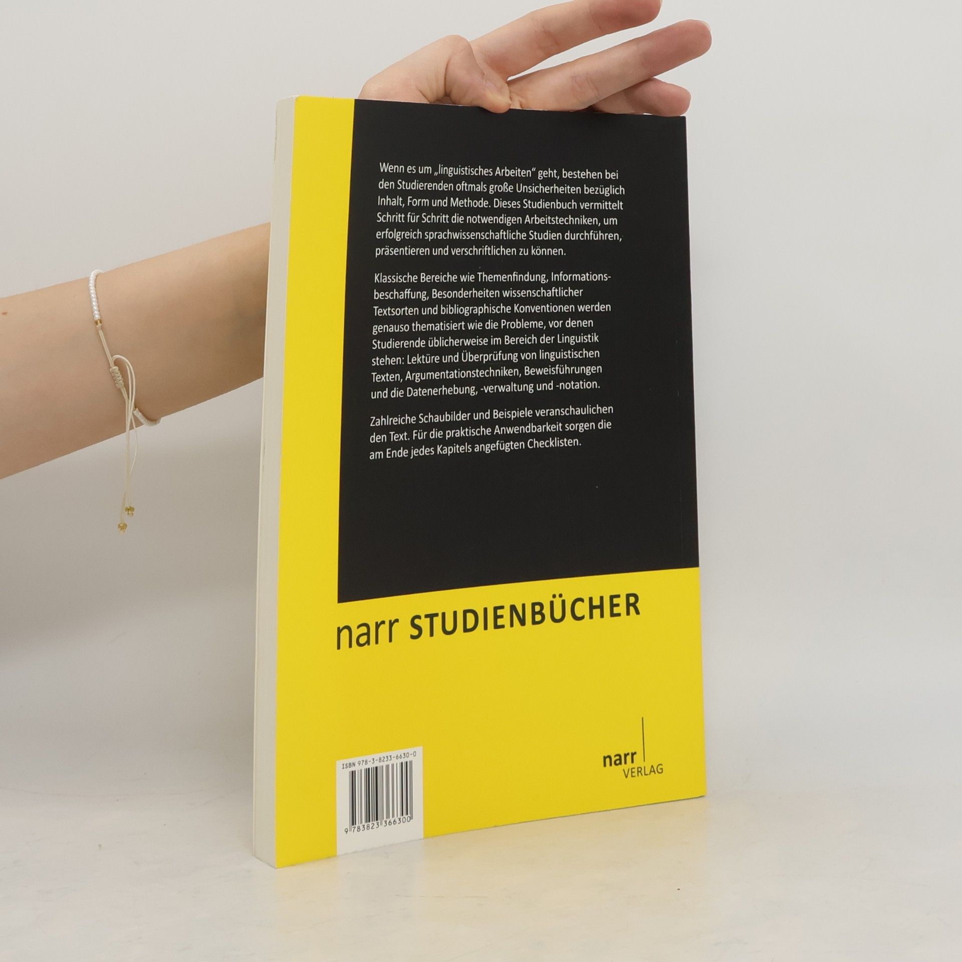 Björn Rothstein Narr Studienbücher: Wissenschaftliches Arbeiten für Linguisten