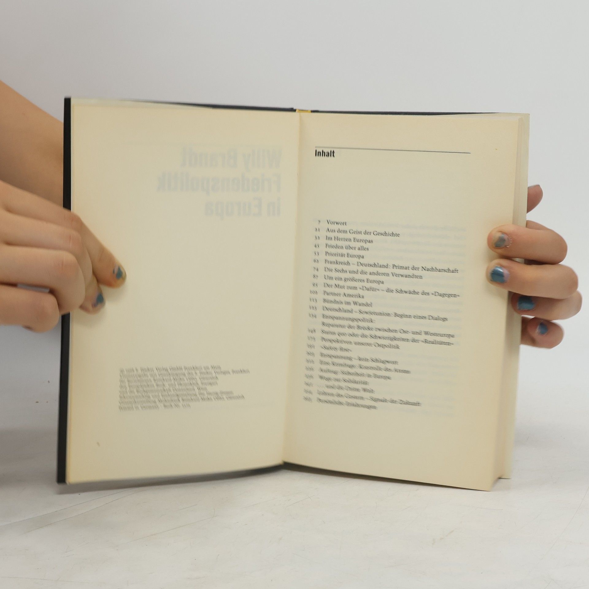 Willy Brandt Friedenspolitik in Europa