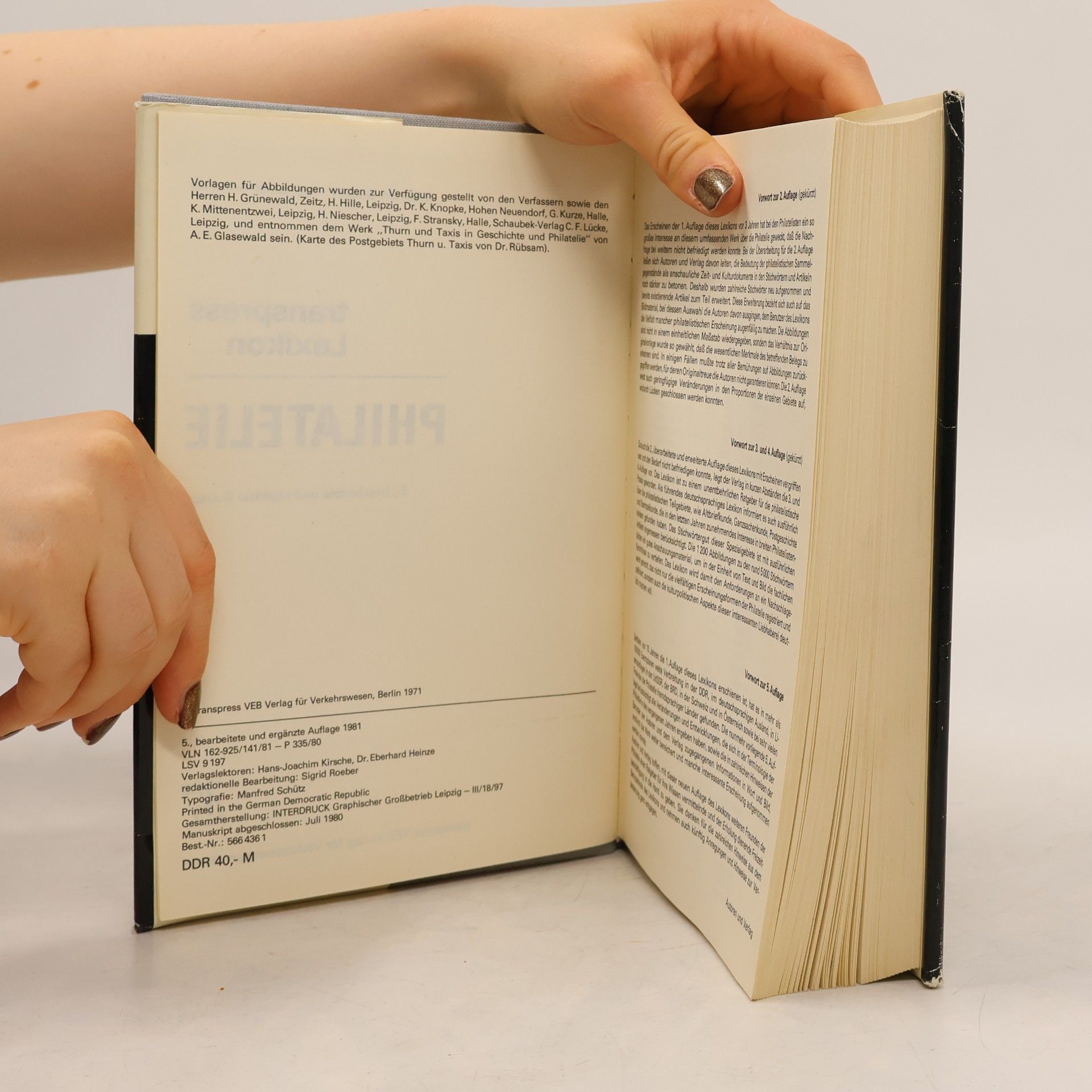 Various authors Transpress Lexikon Philatelie