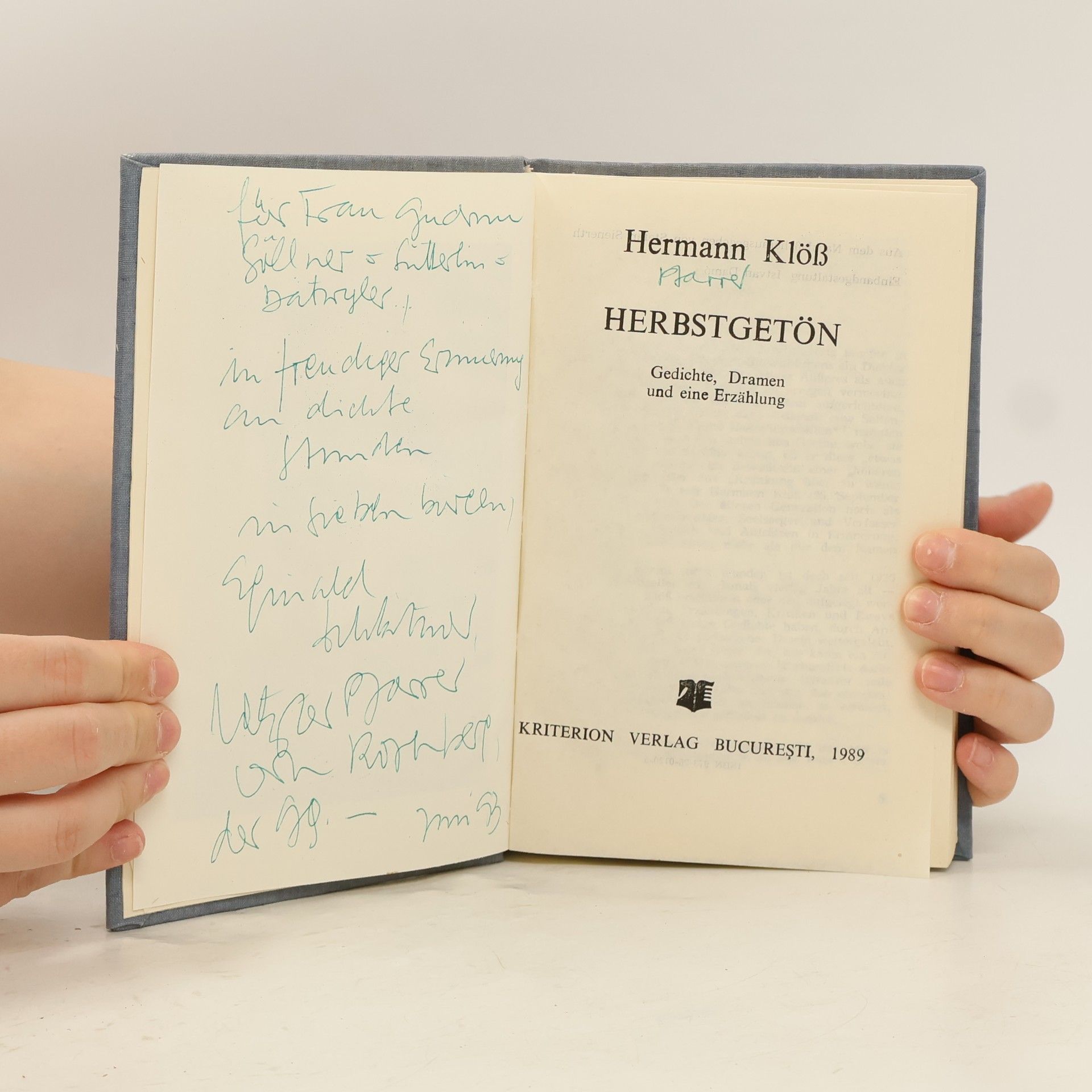 Hermann Klos Herbstgetön