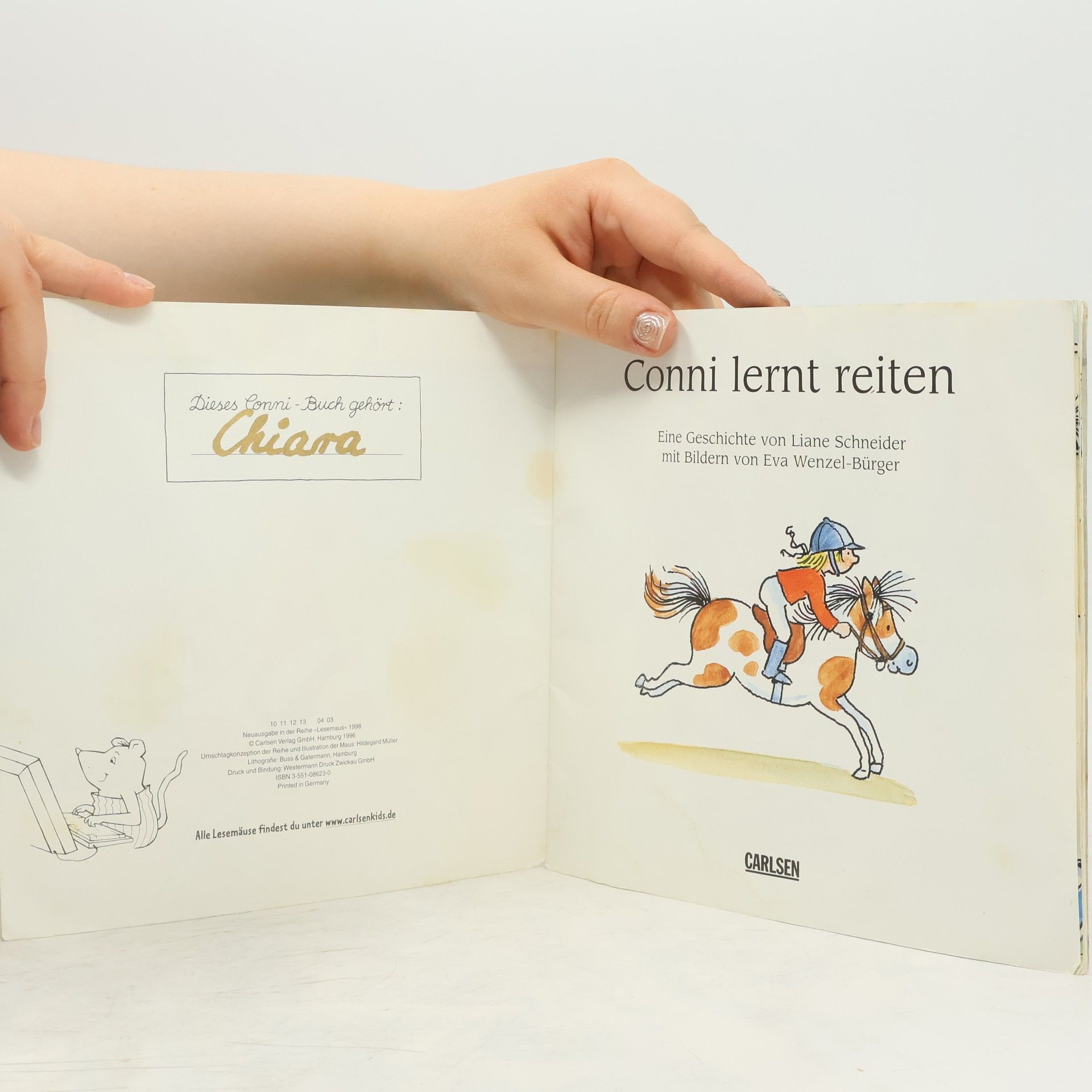 Liane Schneider Conni lernt reiten
