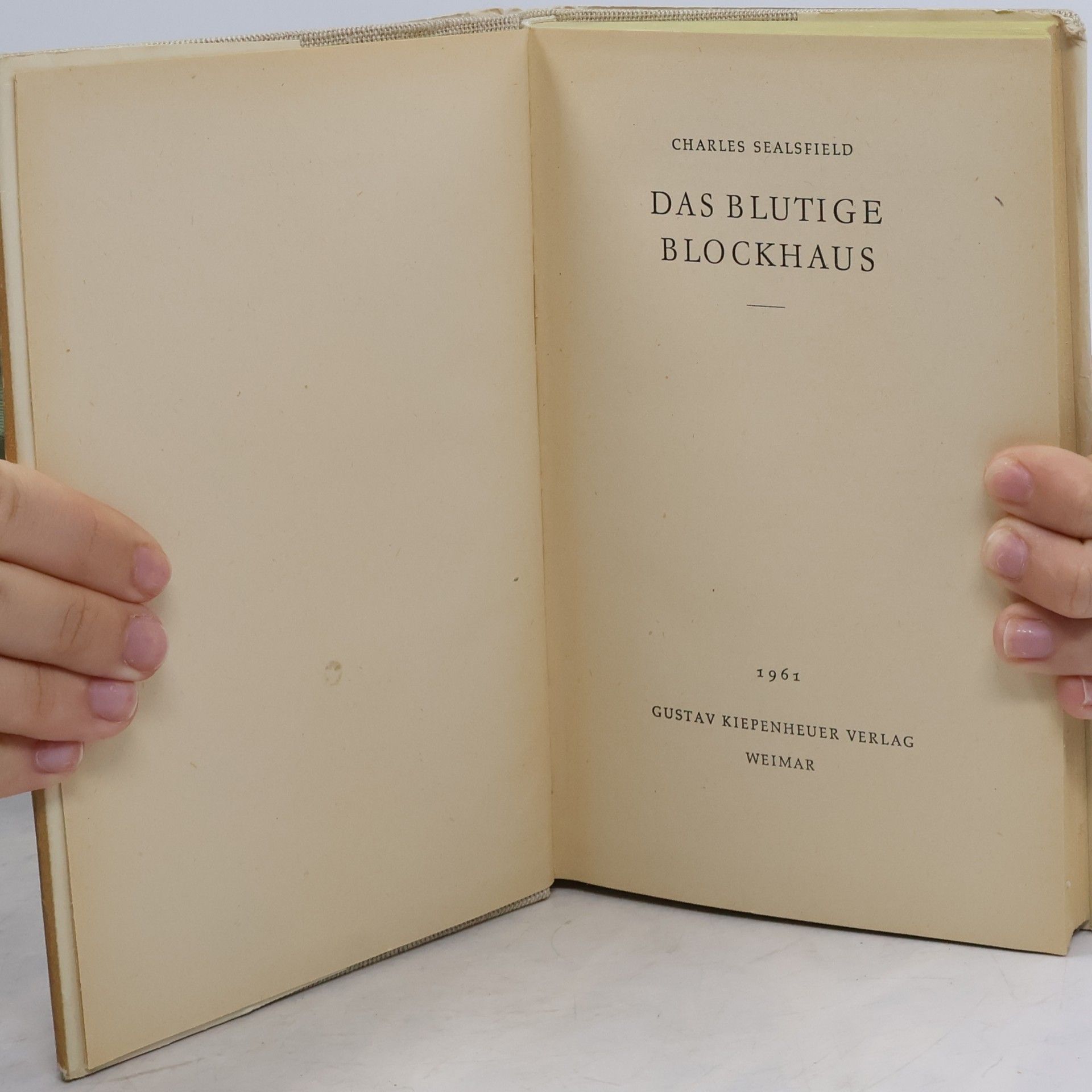 Charles Sealsfield Das blutige Blockhaus