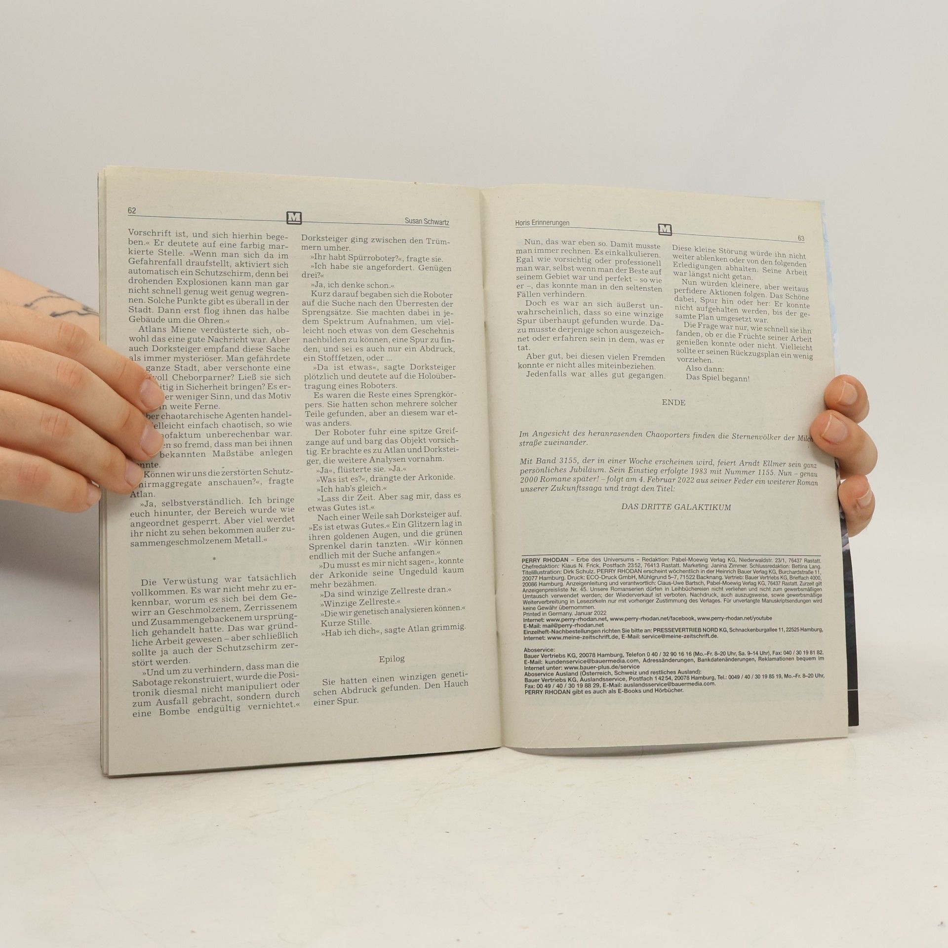 Susan Schwartz Perry Rhodan. Horis Erinnerungen