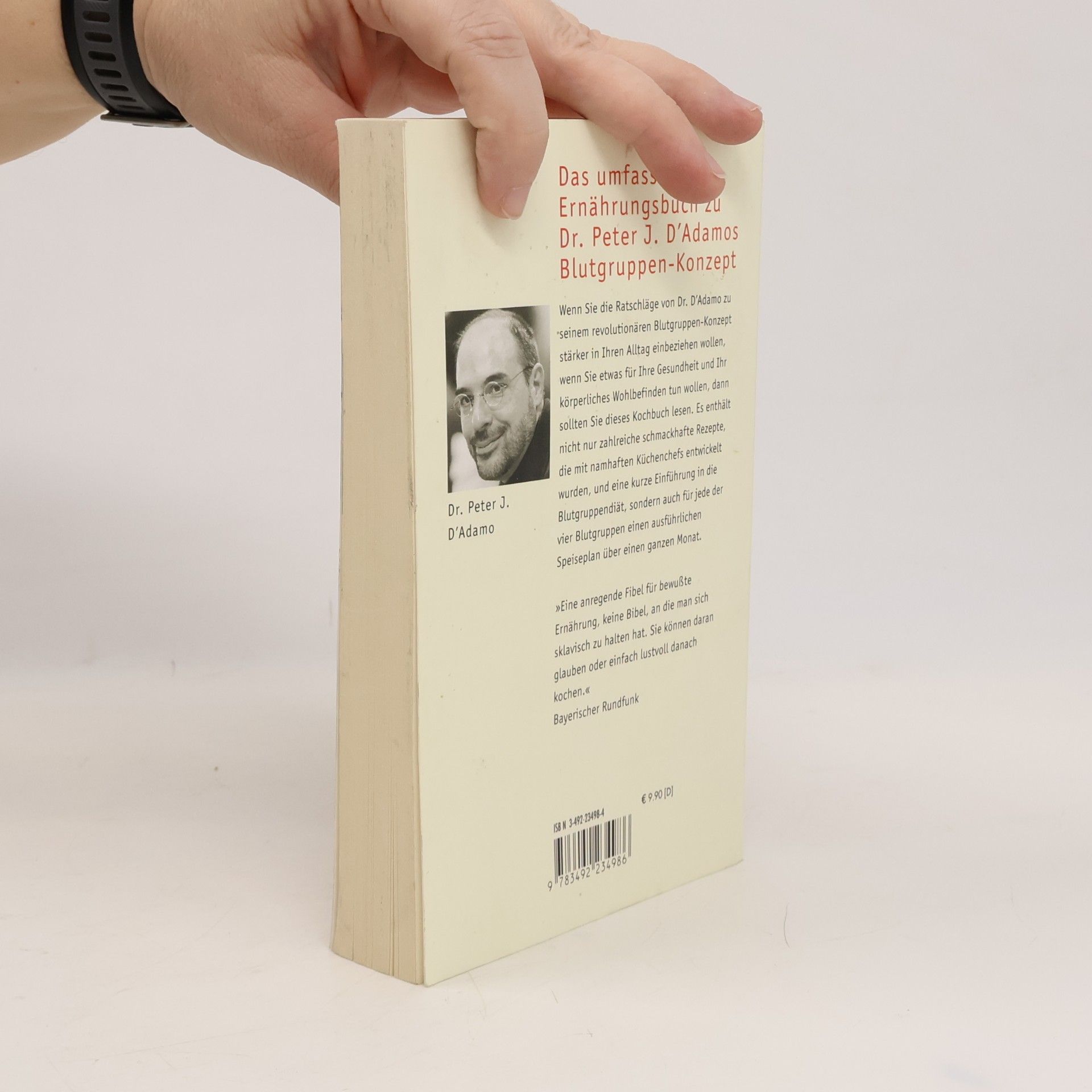 Peter J. D'Adamo 4 Blutgruppen. Das Kochbuch für ein gesundes Leben