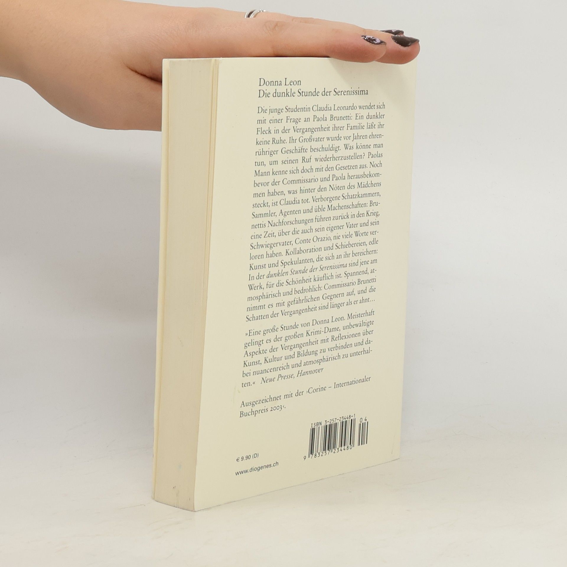 Donna Leon Die dunkle Stunde der Serenissima