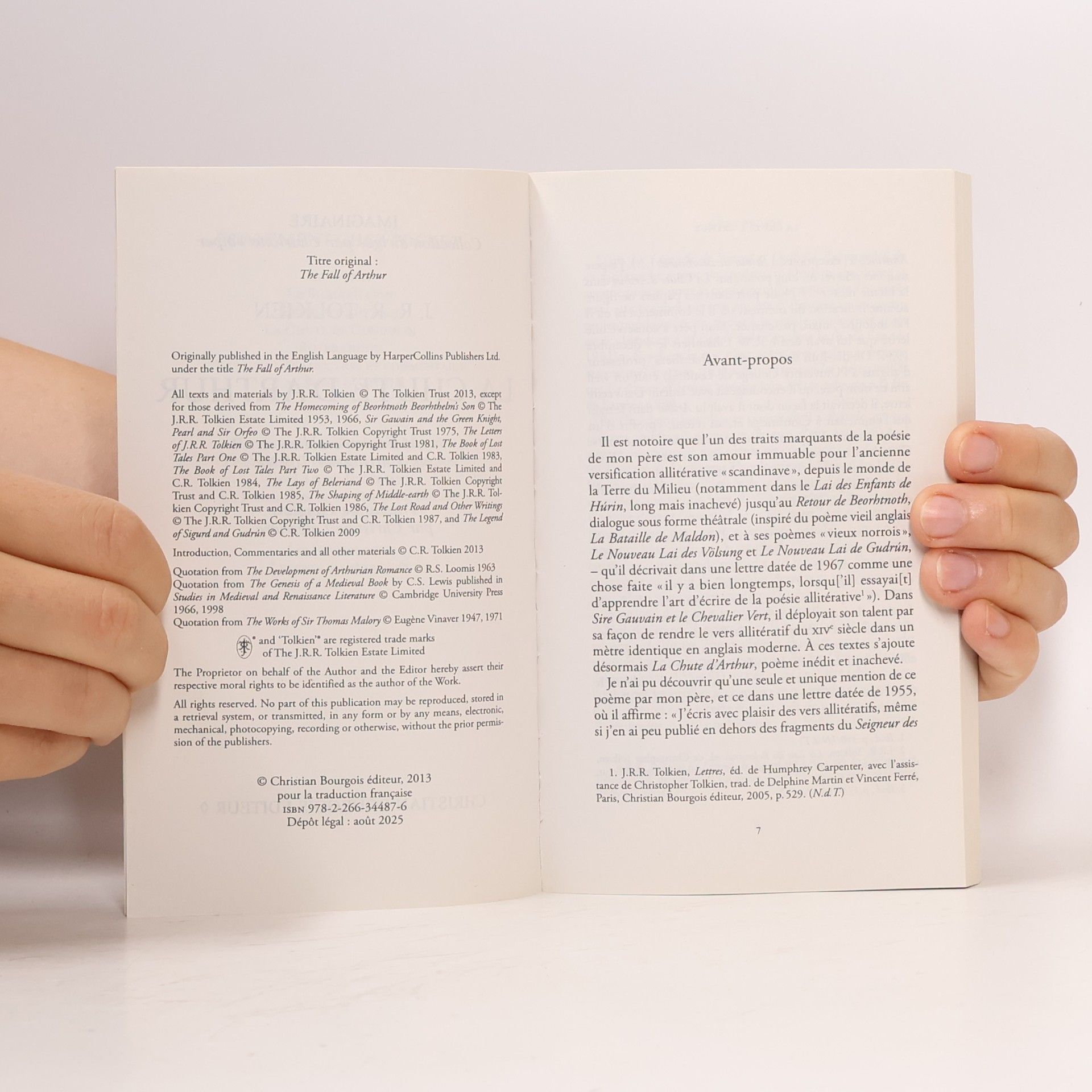 J. R. R. Tolkien Pocket: La Chute d'Arthur