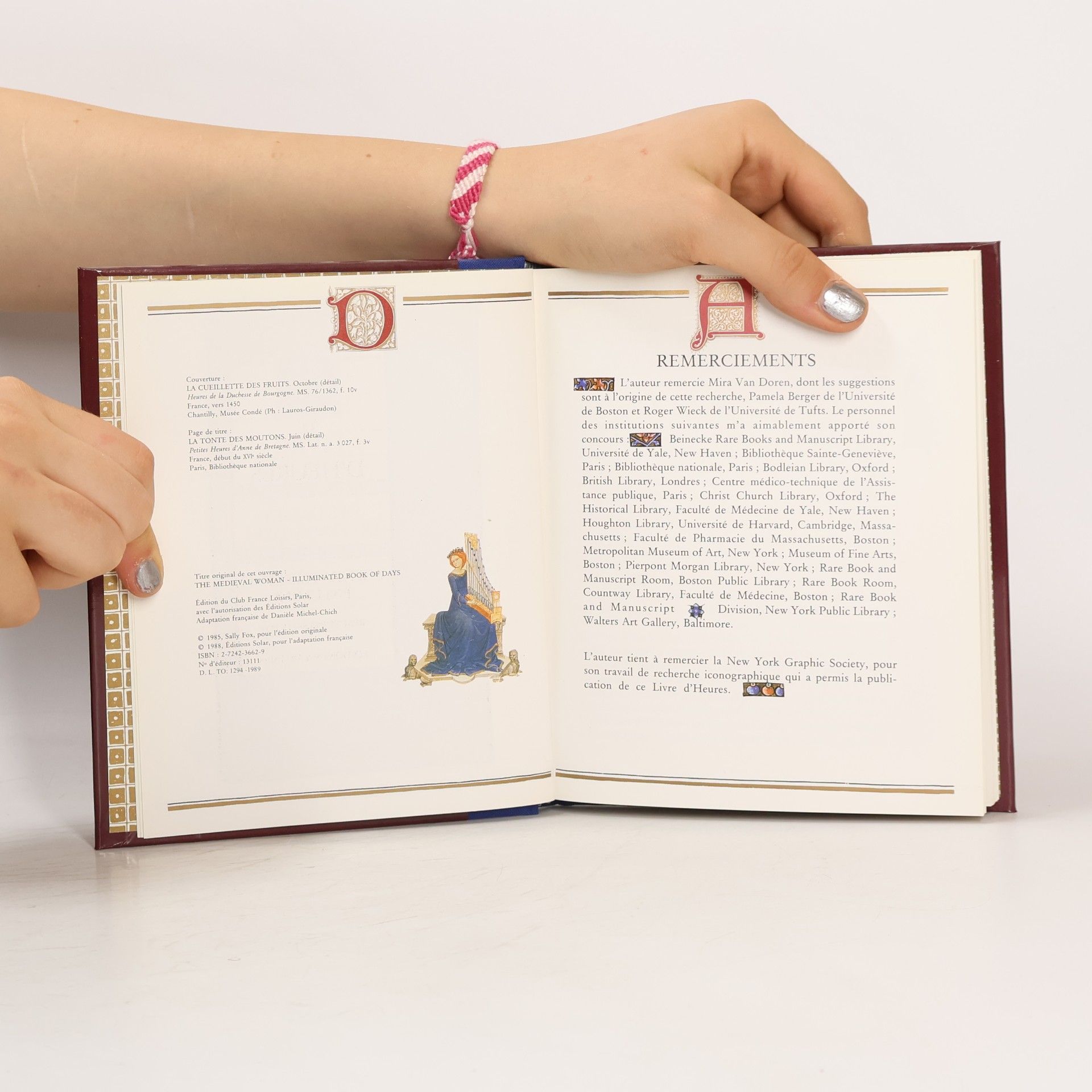 Sally Fox Le livre d'heures (le) car