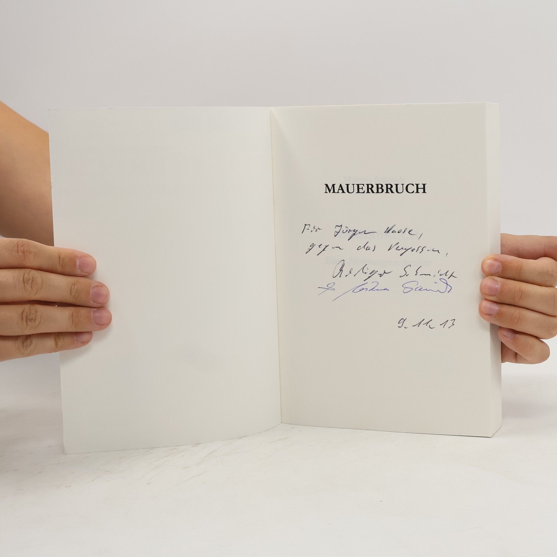 Martina Schmidt-Tanger Mauerbruch