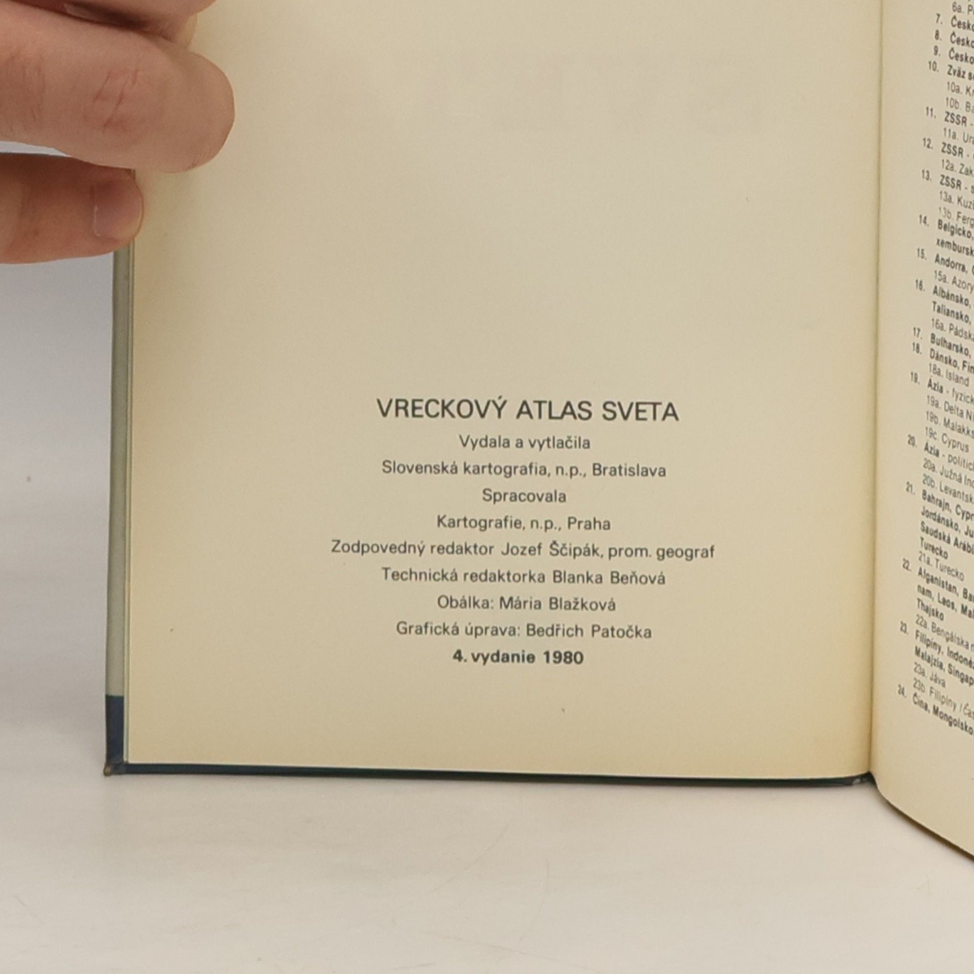 Jozef Ščipák Vreckový atlas sveta