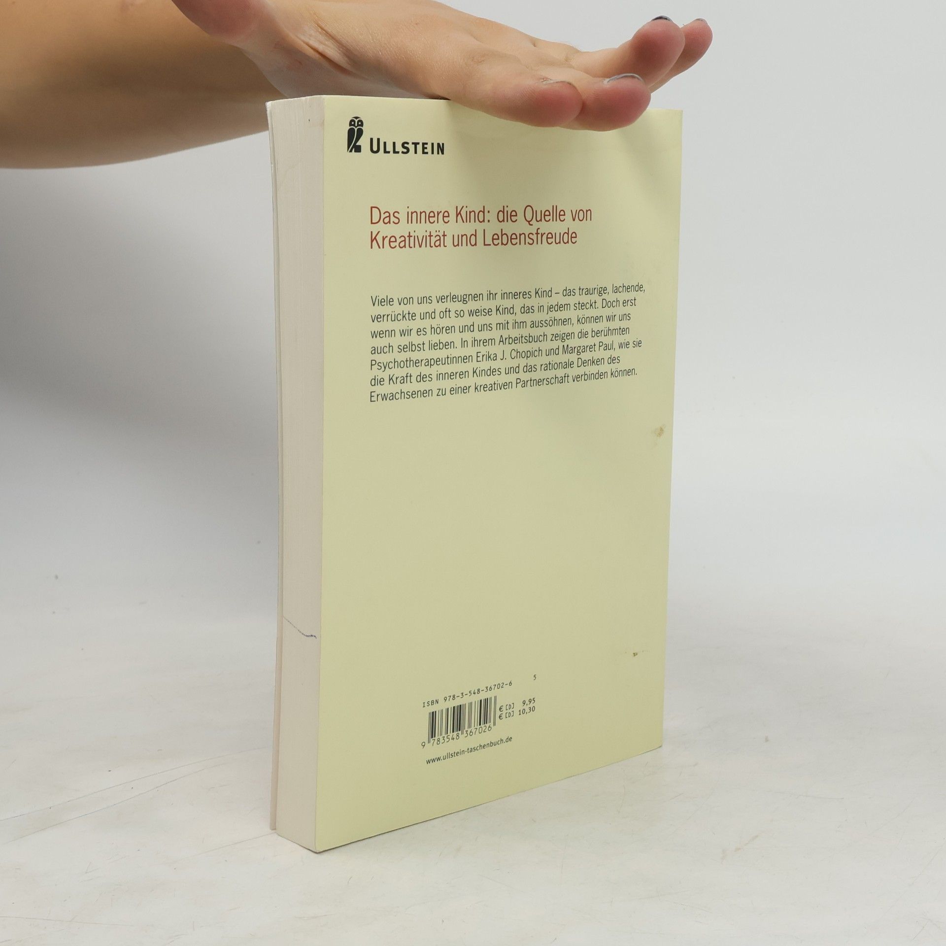 Erika J. Chopich Das Arbeitsbuch zur Aussöhnung mit dem inneren Kind
