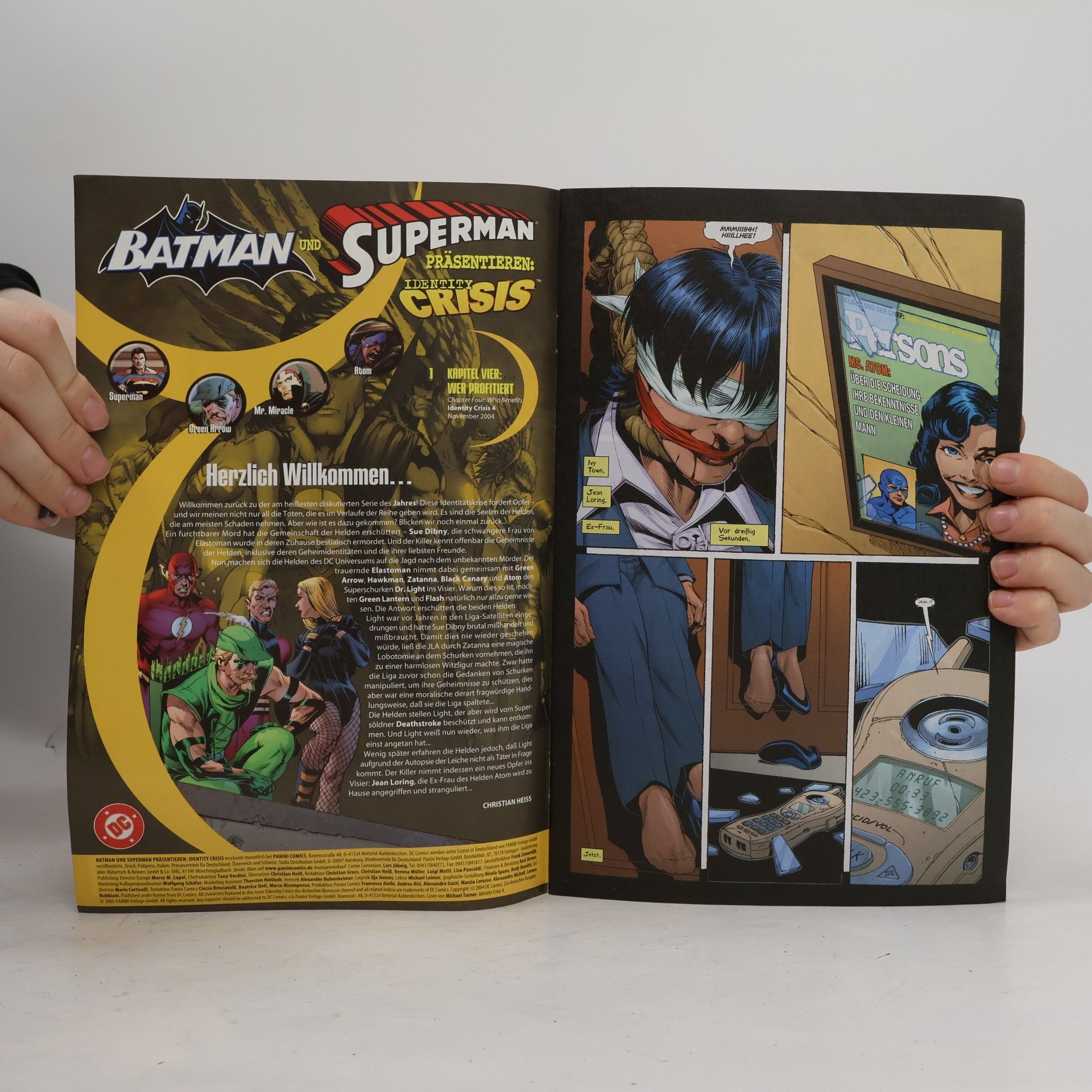 Brad Meltzer Batman und Superman präsentieren: Identity Crisis 4