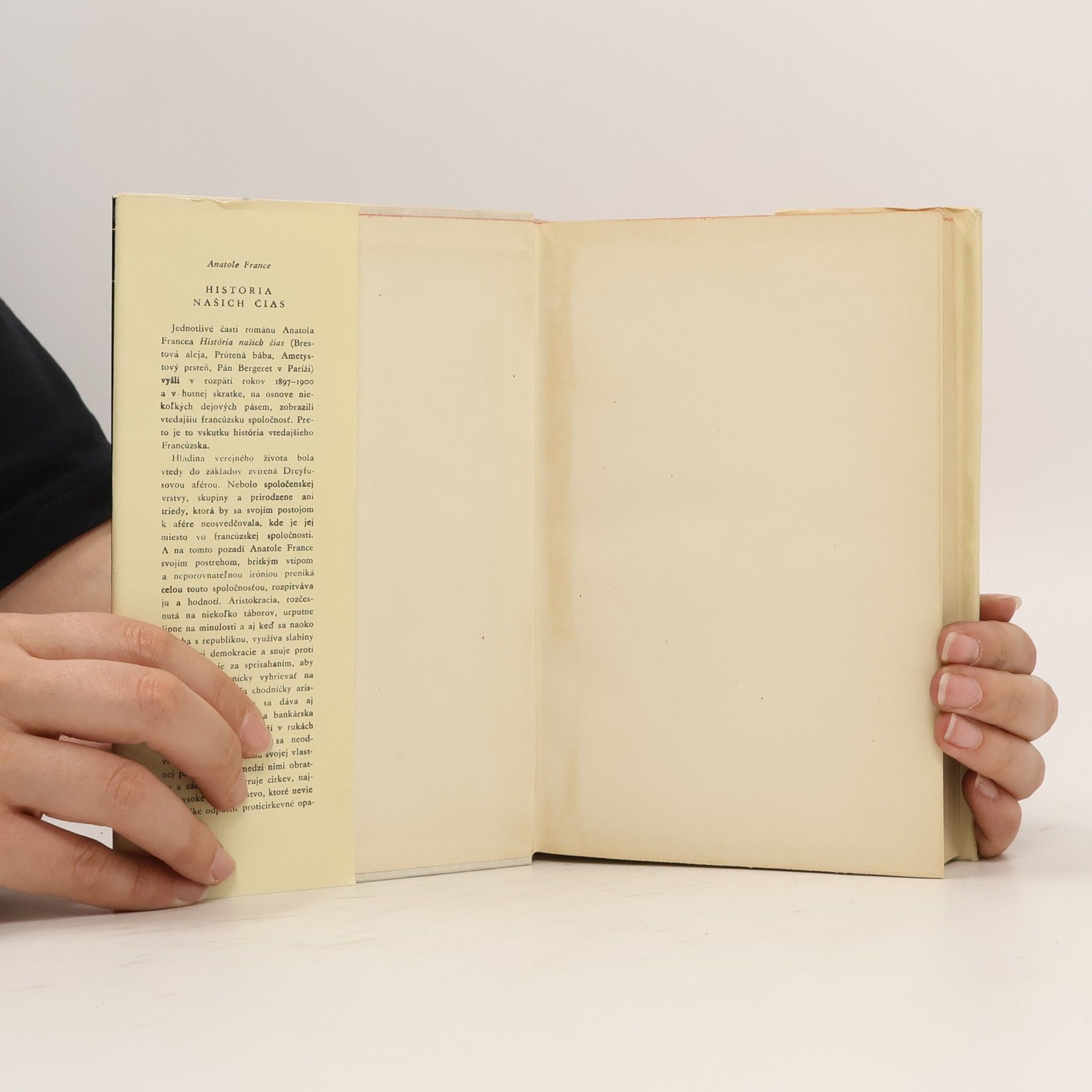 Anatole France História našich čias