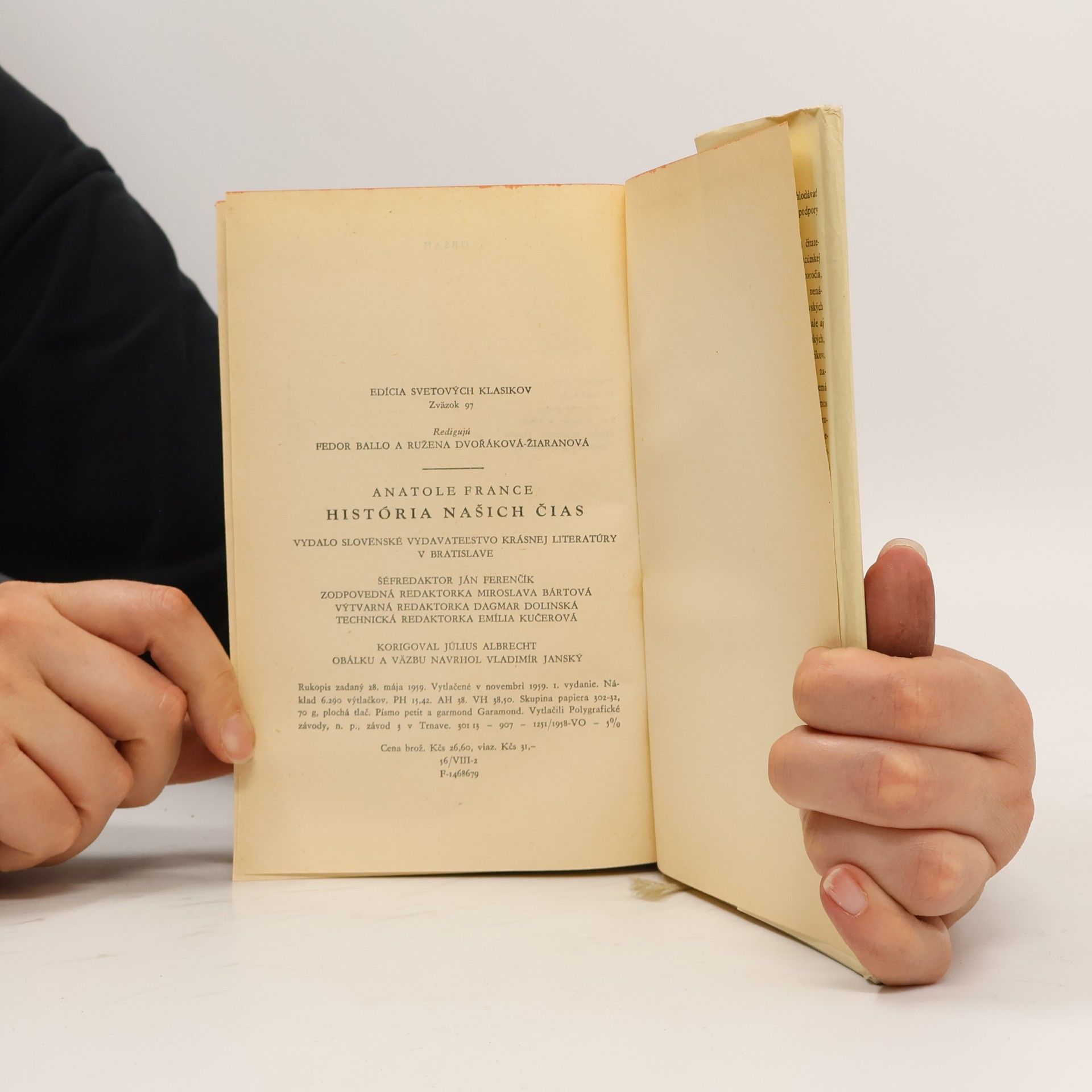 Anatole France História našich čias