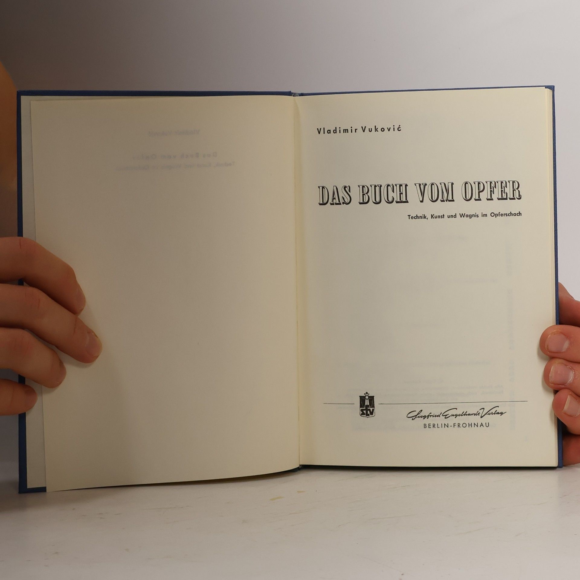 Vladimir Vuković Das buch vom opfer