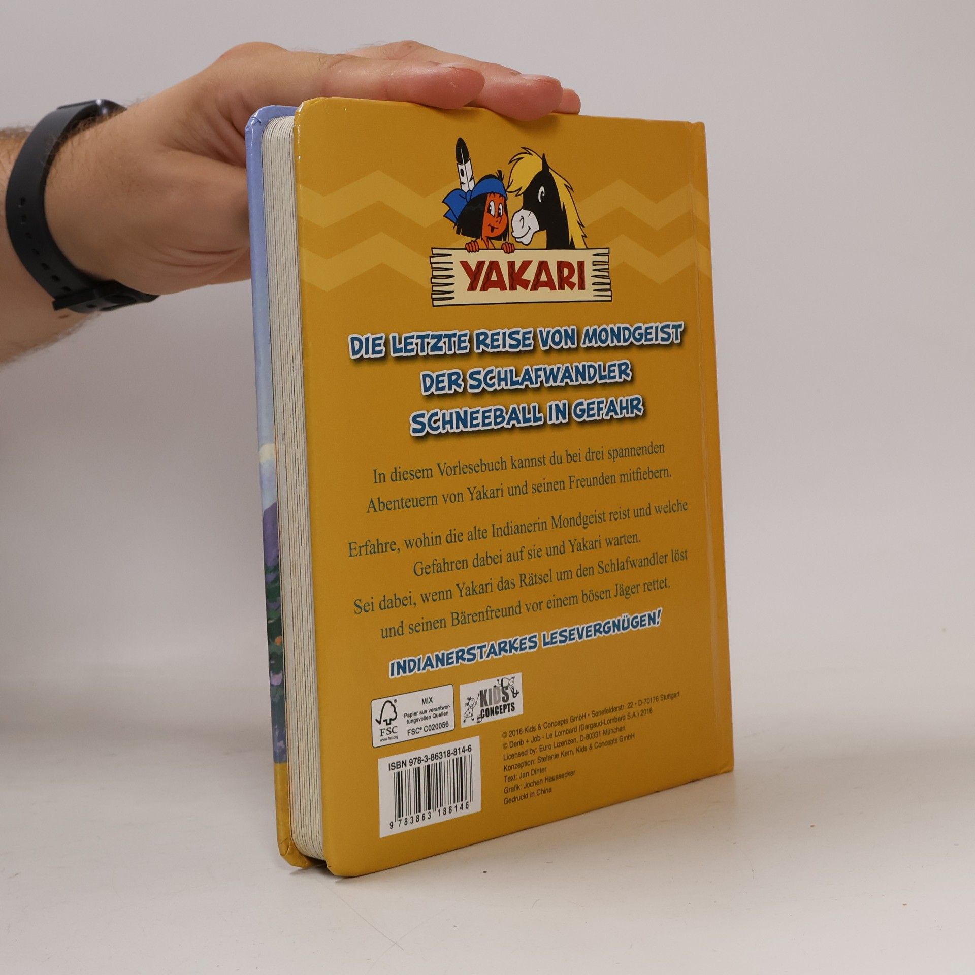 Jan Dinter Yakari Indianerstarkes Vorlesebuch