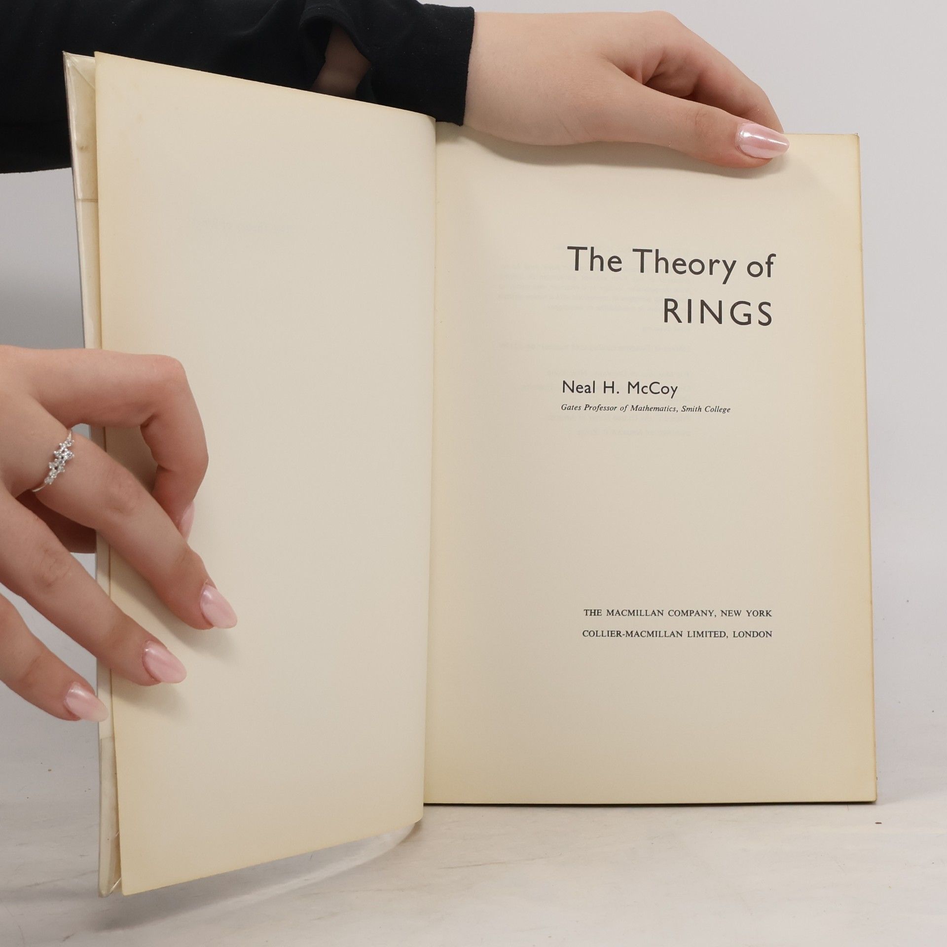 Neal H. McCoy The Theory of Rings