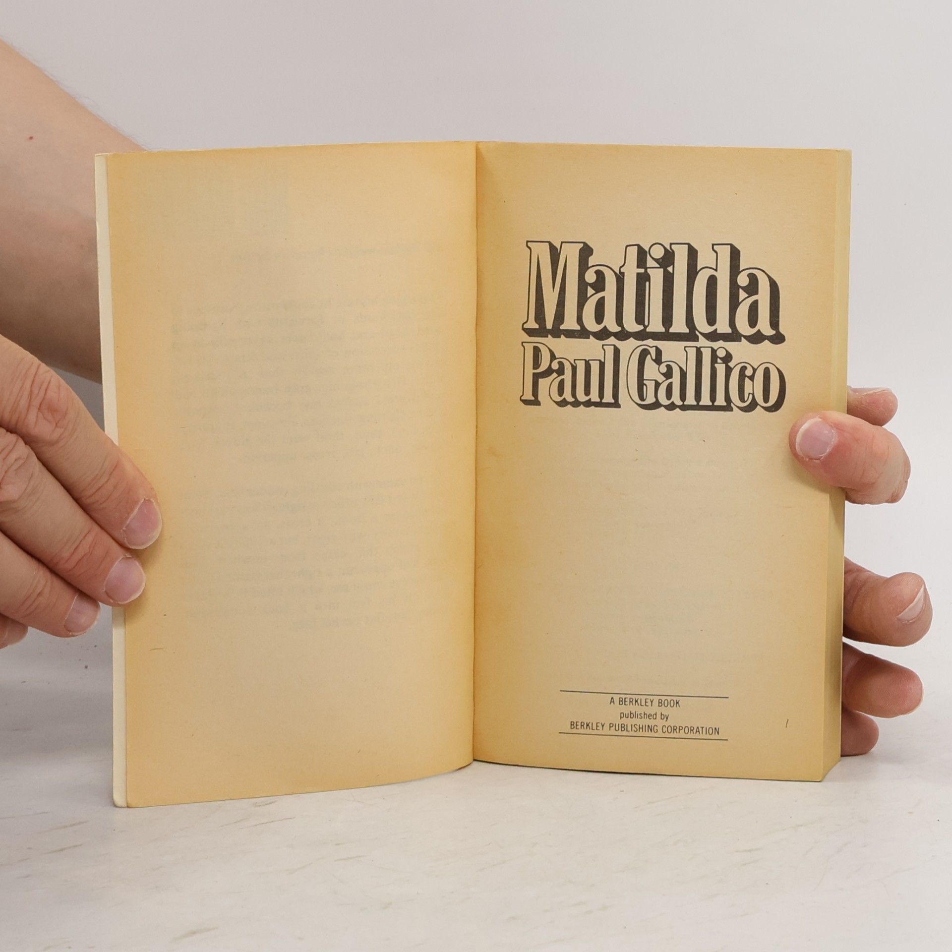 Paul Gallico Matilda