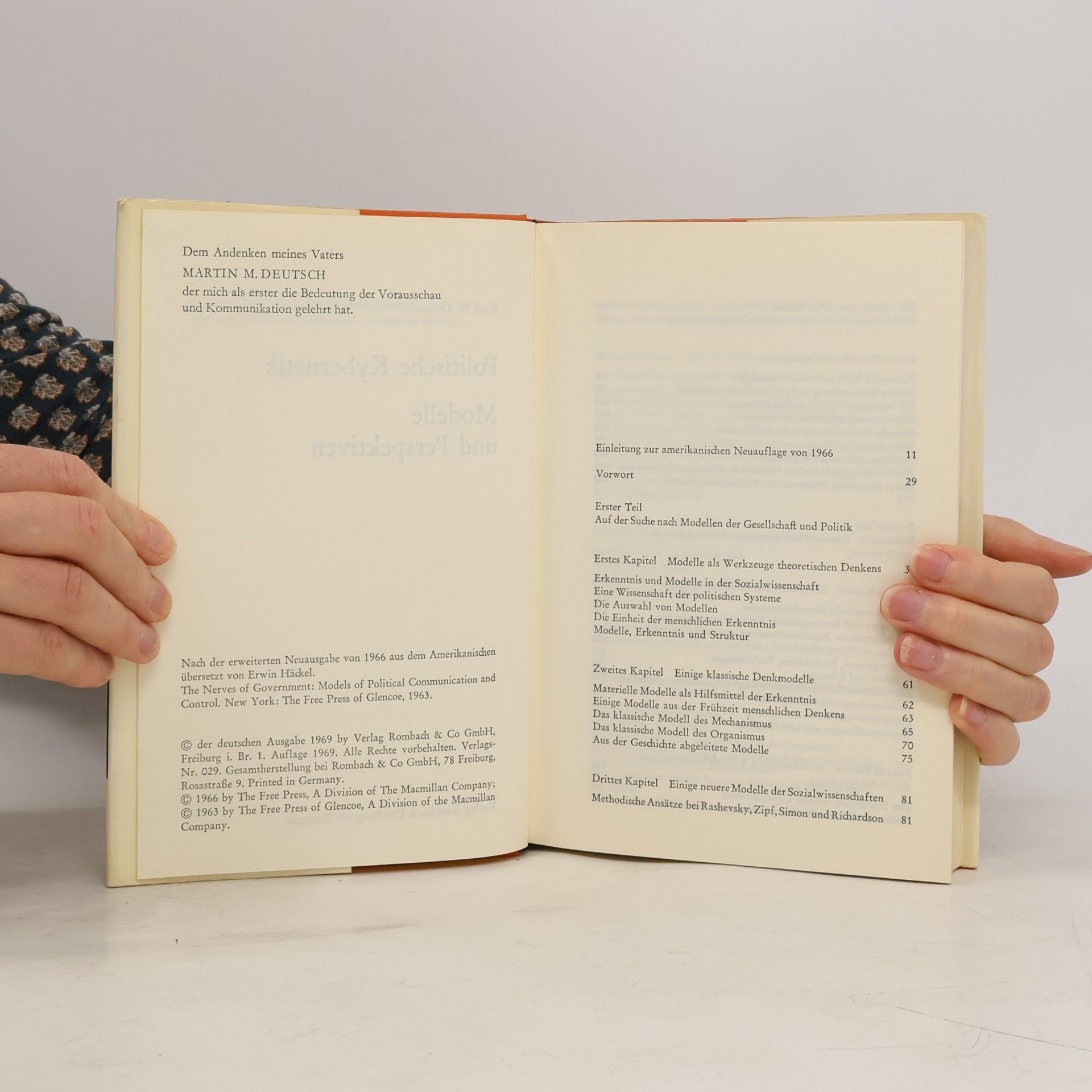 Karl Deutsch Politische Kybernetik. Modelle und Perspektiven
