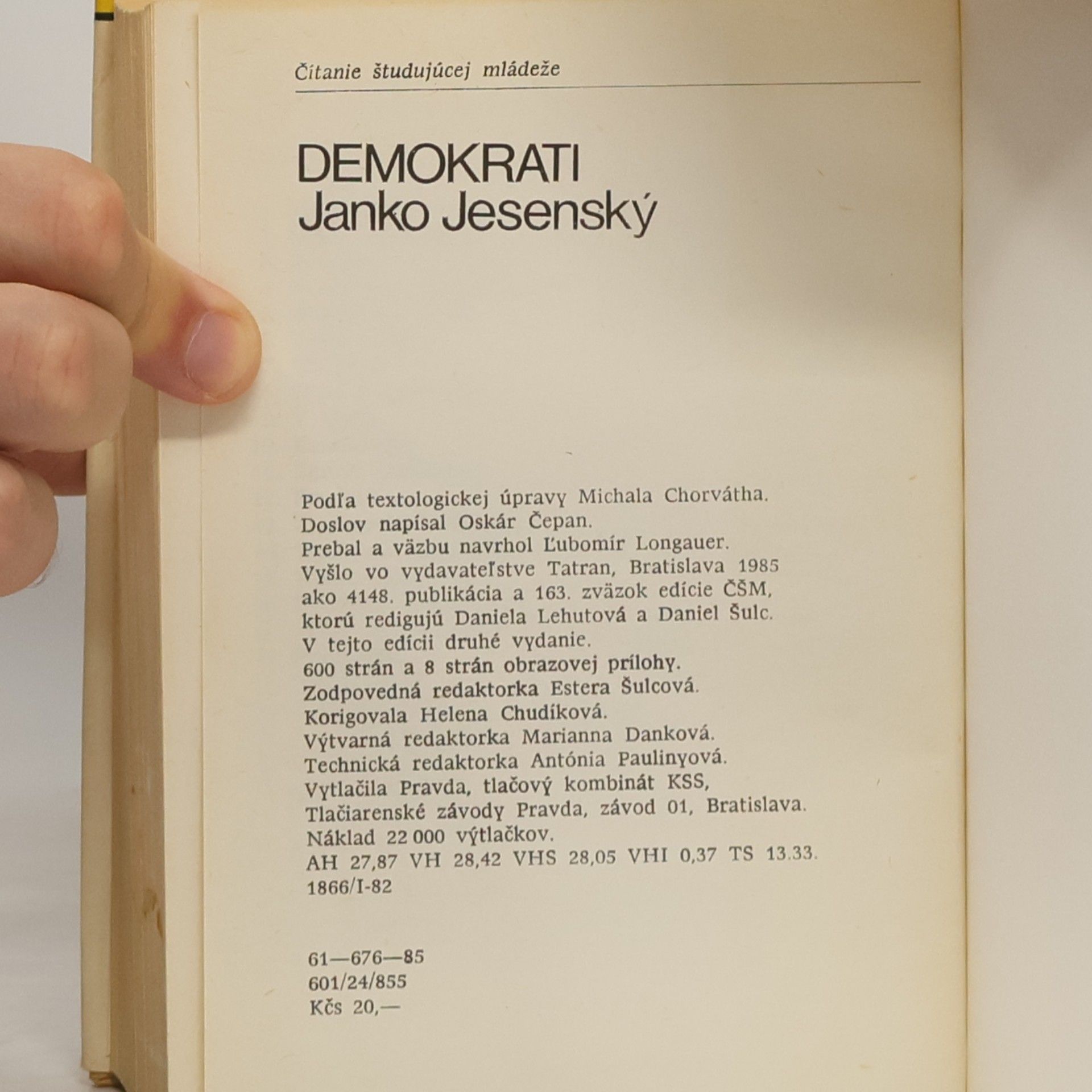 Janko Jesenský Demokrati