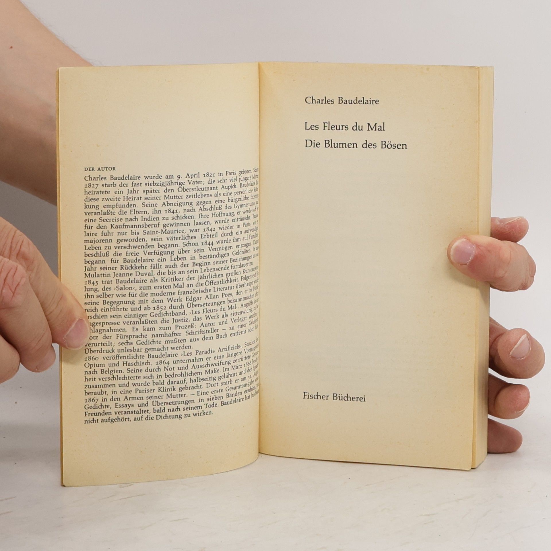 Charles Baudelaire Die Blumen des Bösen