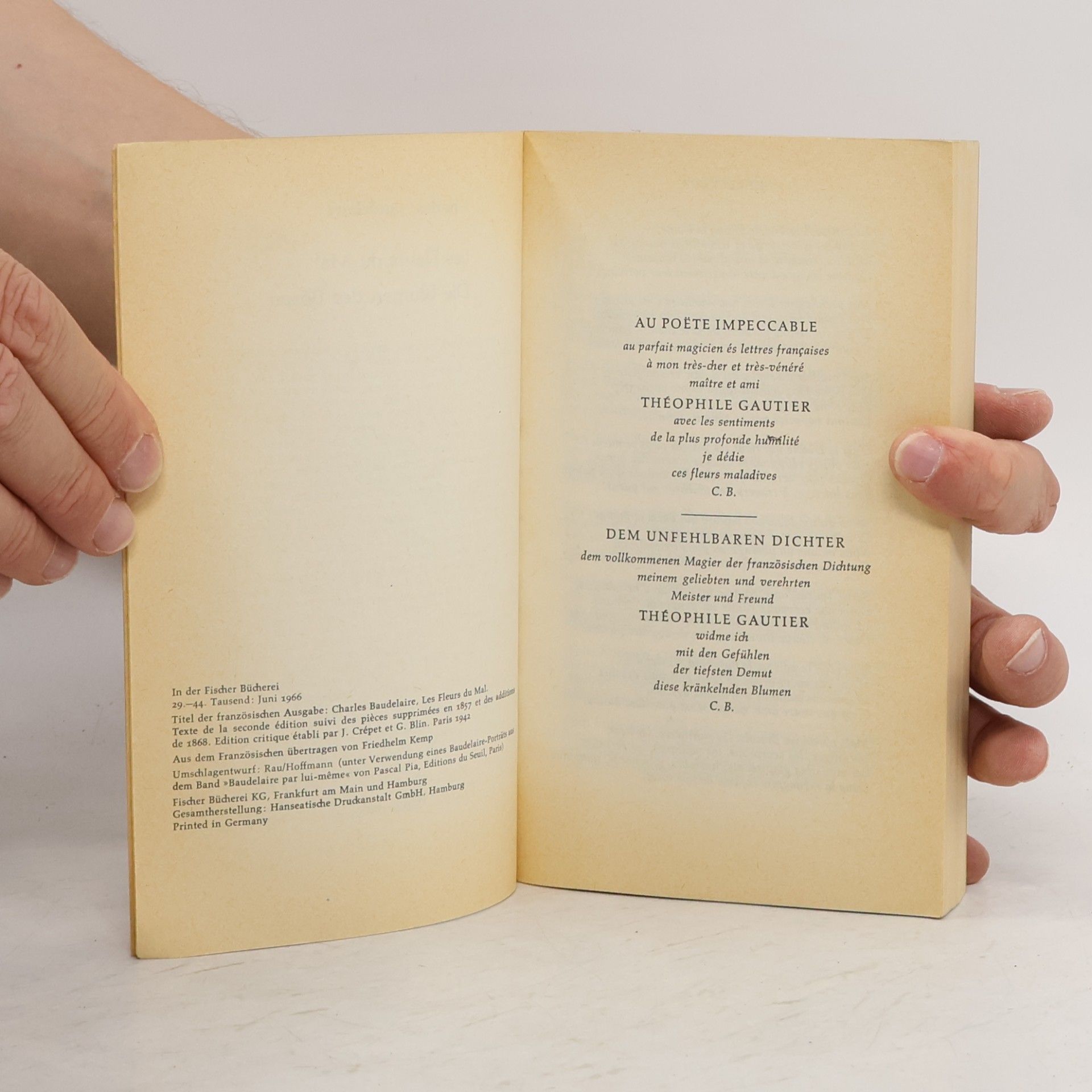 Charles Baudelaire Die Blumen des Bösen
