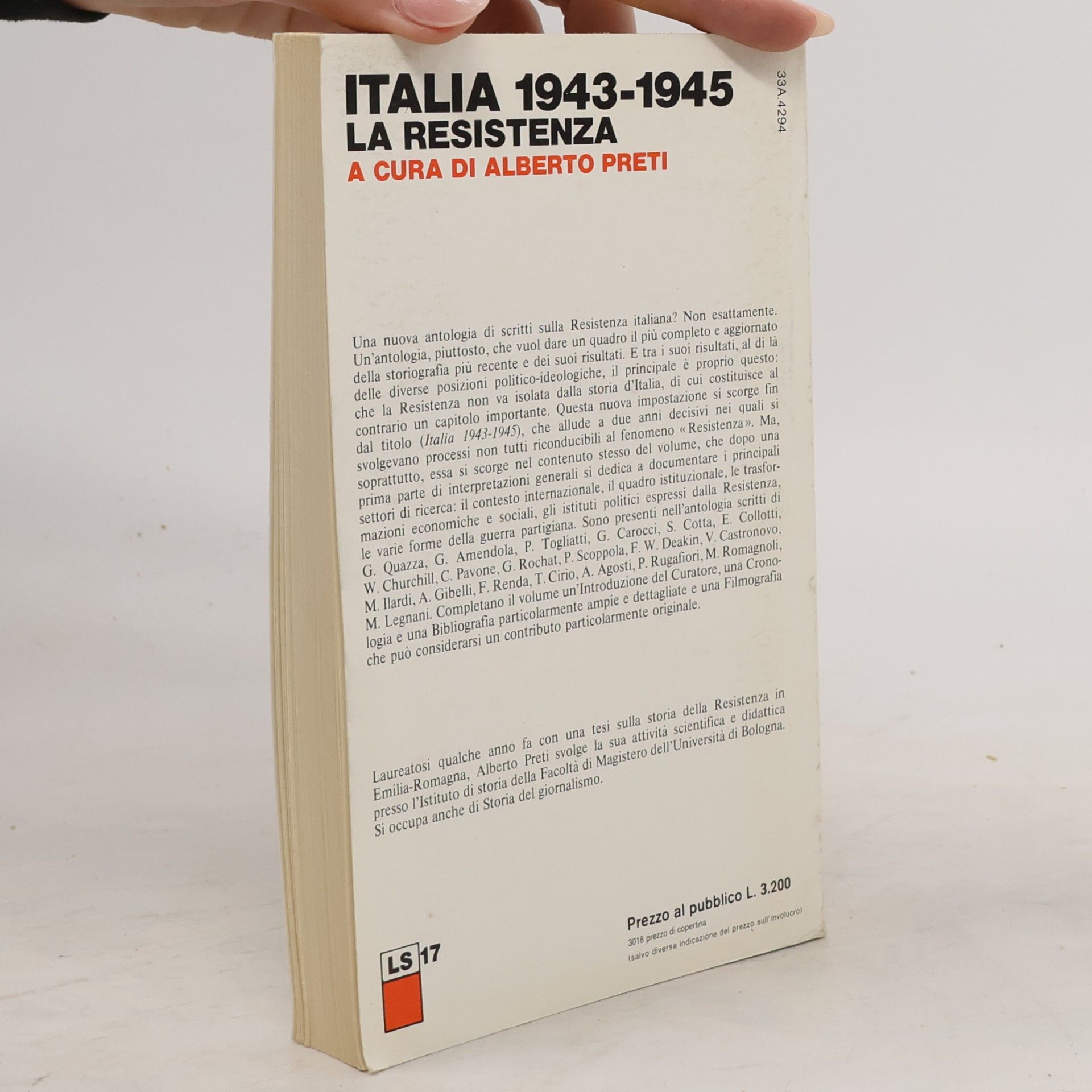 Alberto Preti Italia 1943-1945: La Resistenza