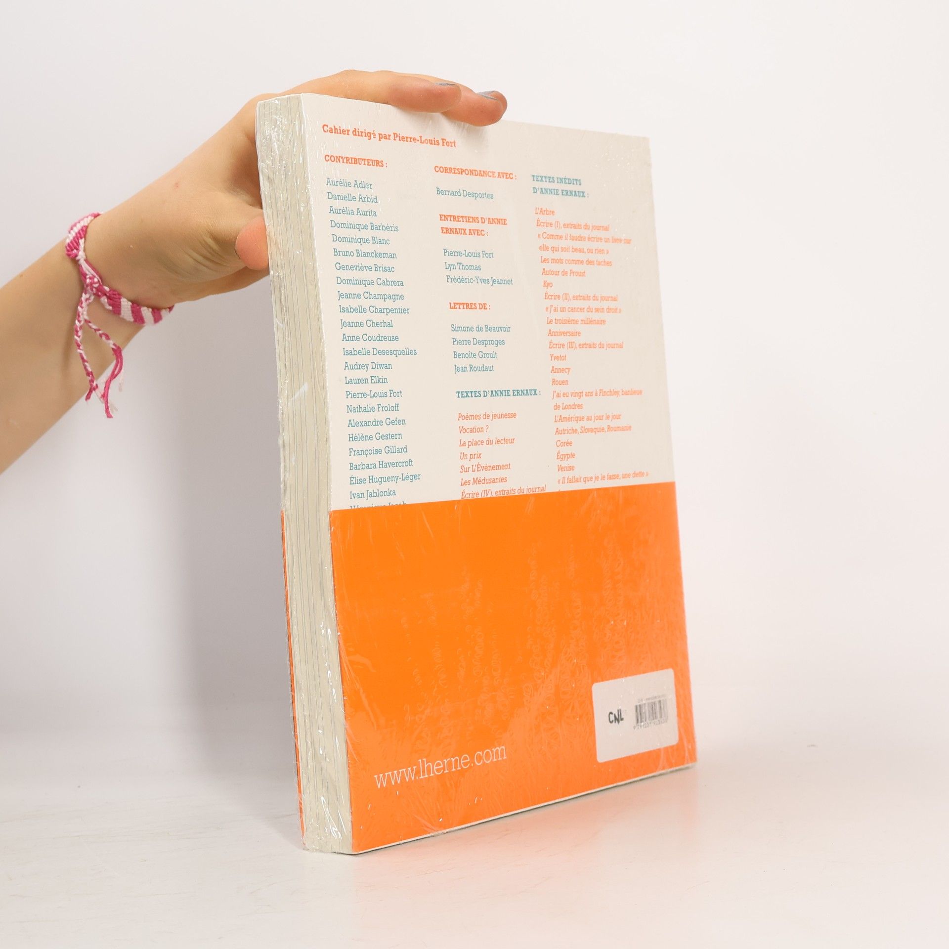 Annie Ernaux Cahier Annie Ernaux