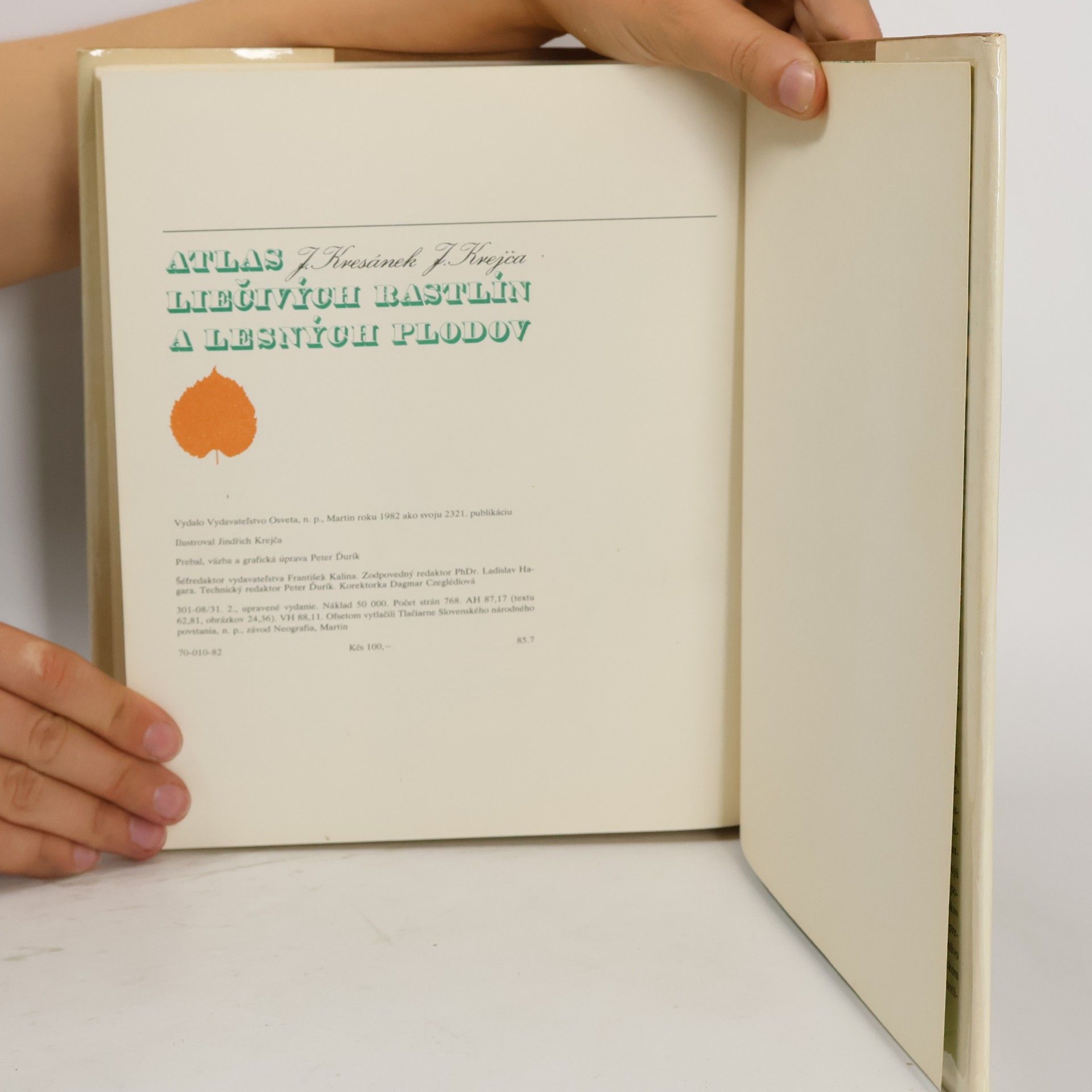 Jindřich Krejča Atlas liečivých rastlín a lesných plodov