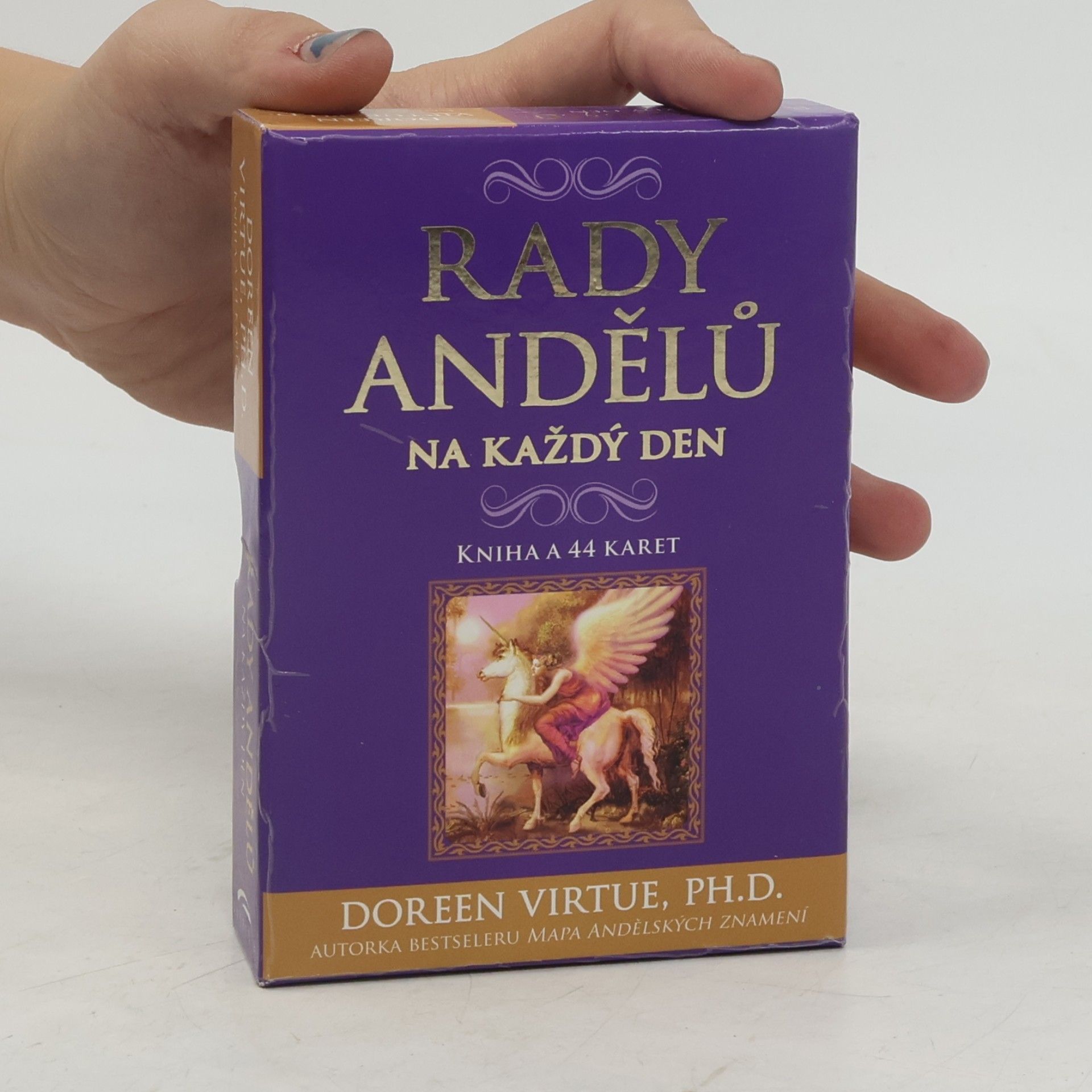 Doreen Virtue Rady andělů na každý den (kniha a 44 karet)