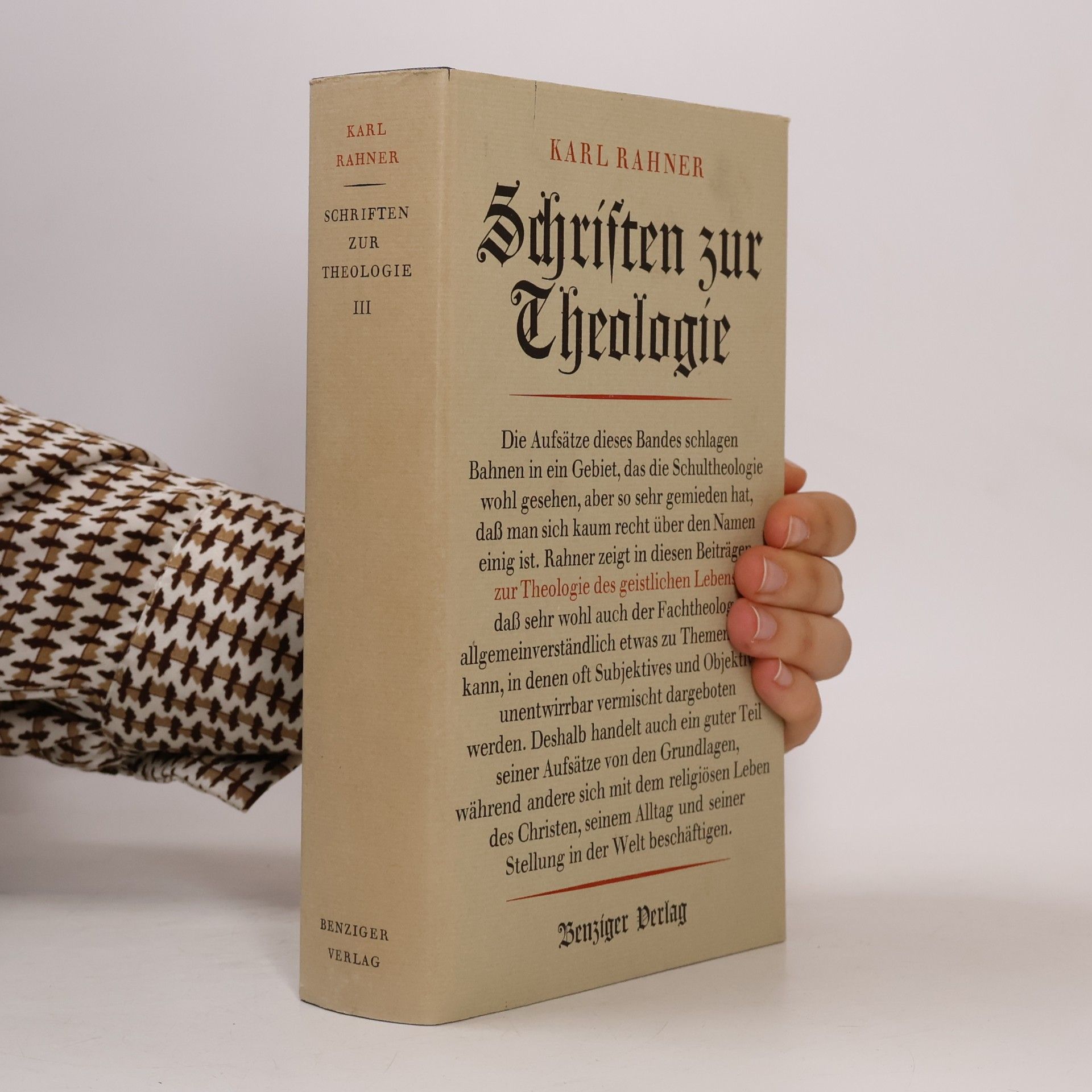 Karl Rahner Schriften zur Theologie III