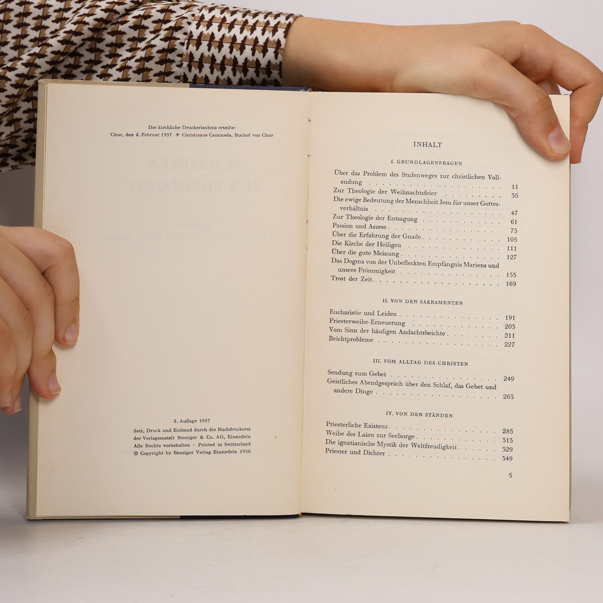 Karl Rahner Schriften zur Theologie III