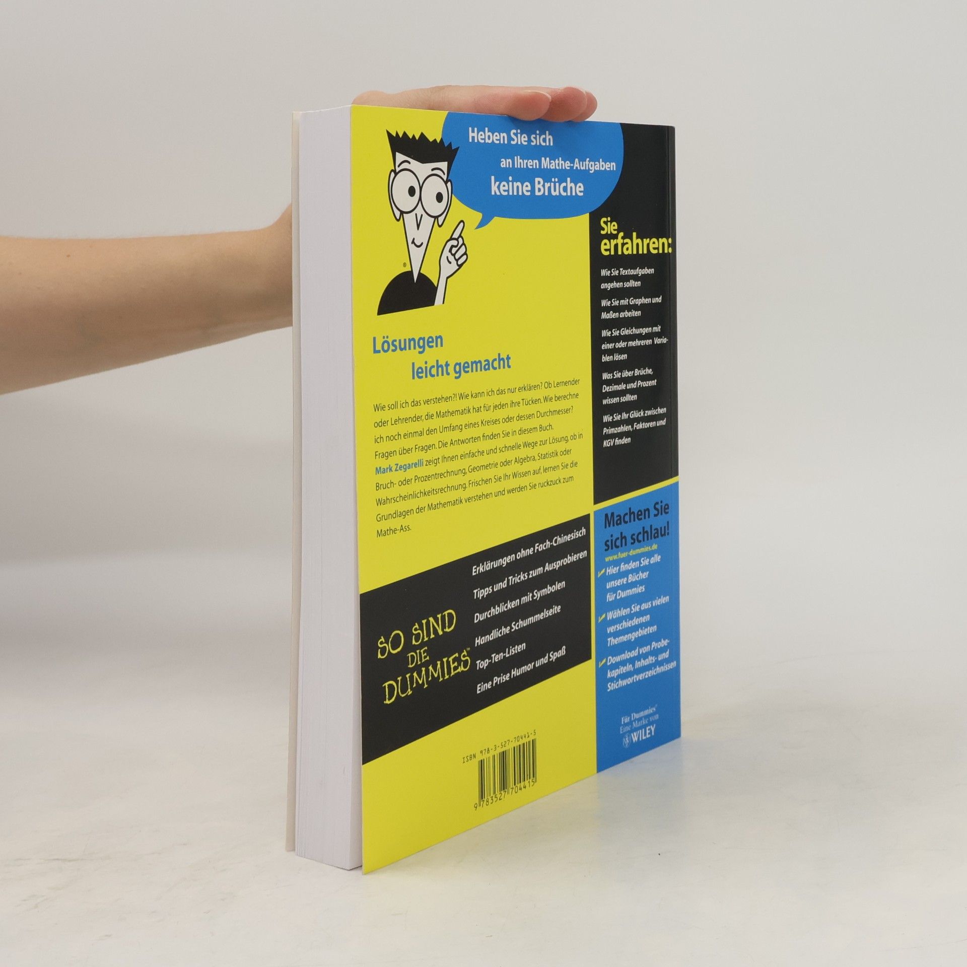 Mark Zegarelli Grundlagen der Mathematik für Dummies