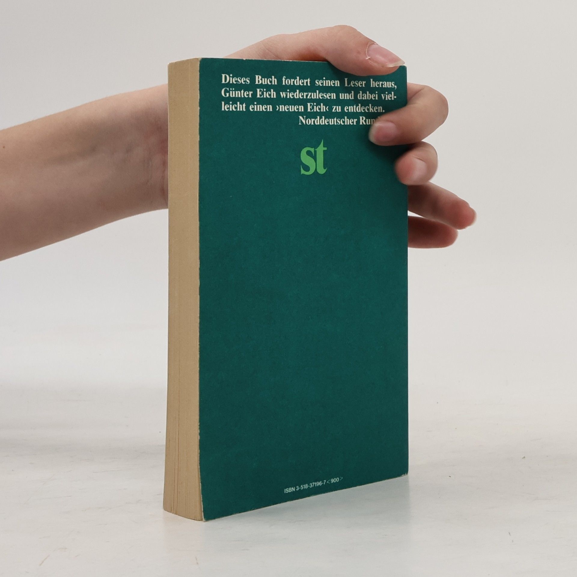 Günter Eich Ein Lesebuch