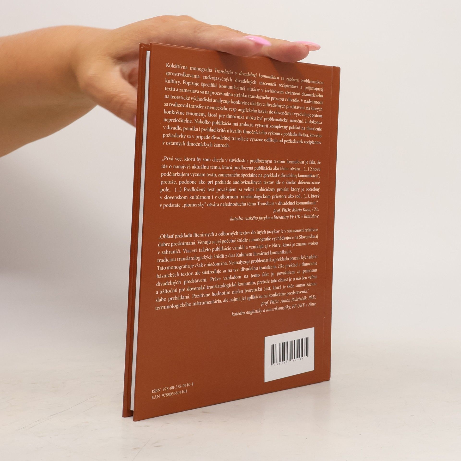 Autorenkollektiv Translácia v divadelnej komunikácii