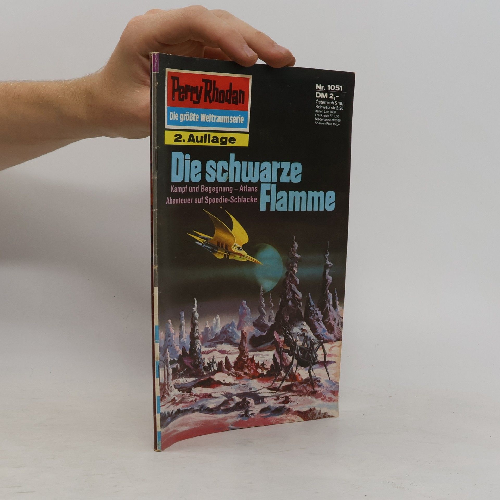 Ernst Vlcek Perry Rhodan 1051: Die schwarze Flamme