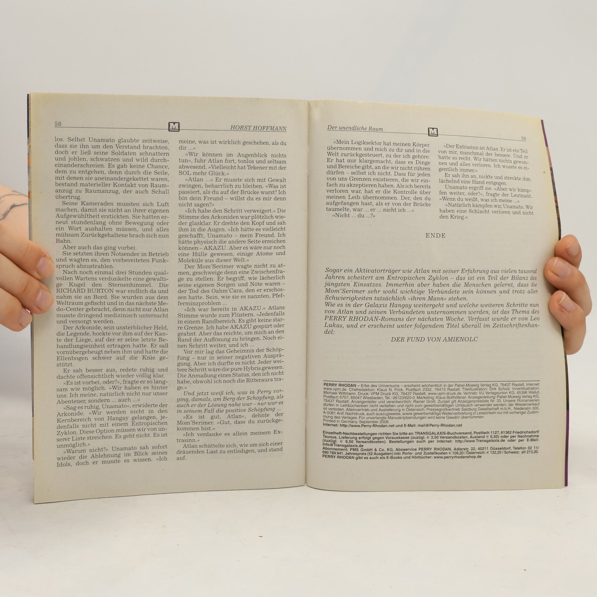 Horst Hoffmann Perry Rhodan 2461: Der unendliche Raum