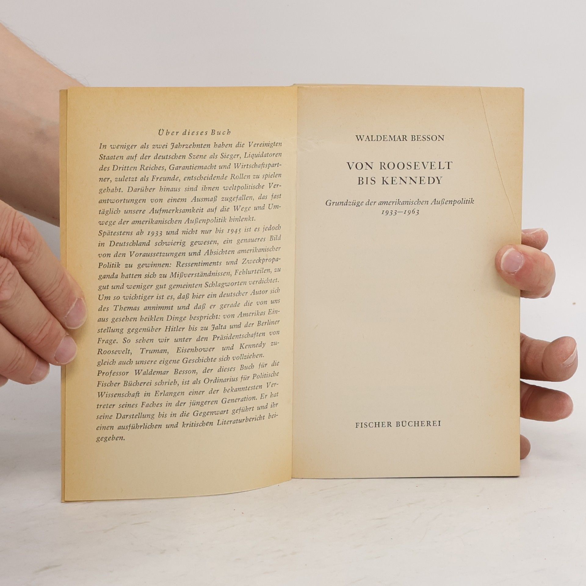 Waldemar Besson Von Roosevelt bis Kennedy