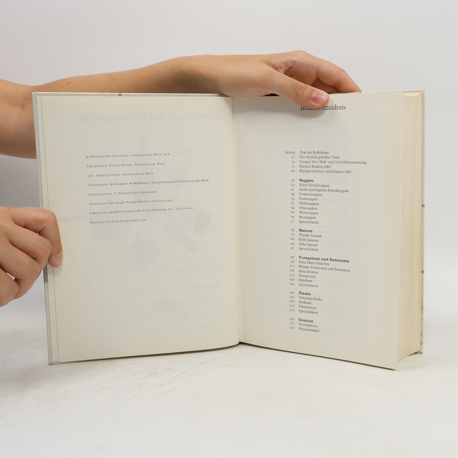 Grete Willinsky Kochbuch der Büchergilde
