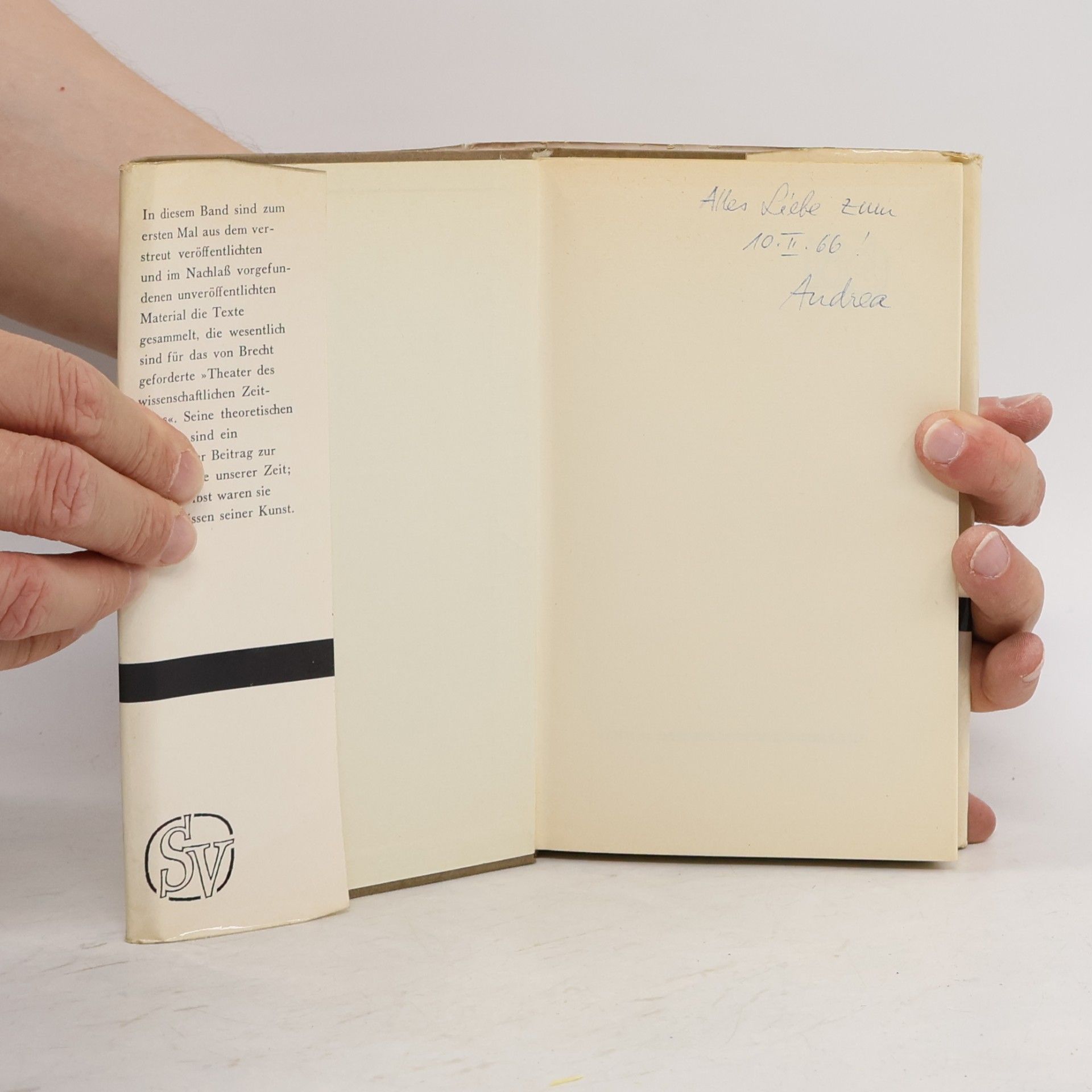 Bertolt Brecht Schriften zum Theater