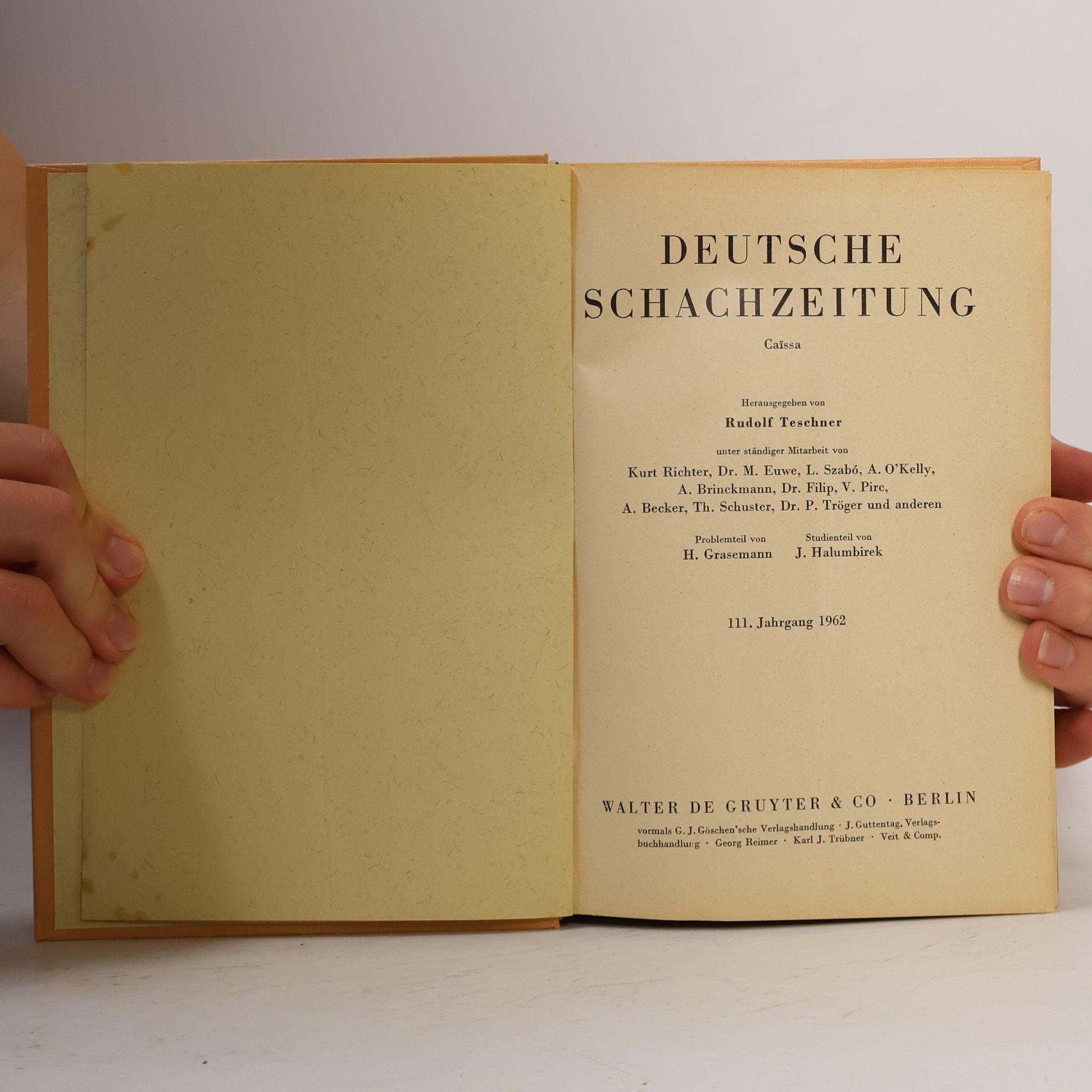 Rudolf Teschner Deutsche Schachzeitung
