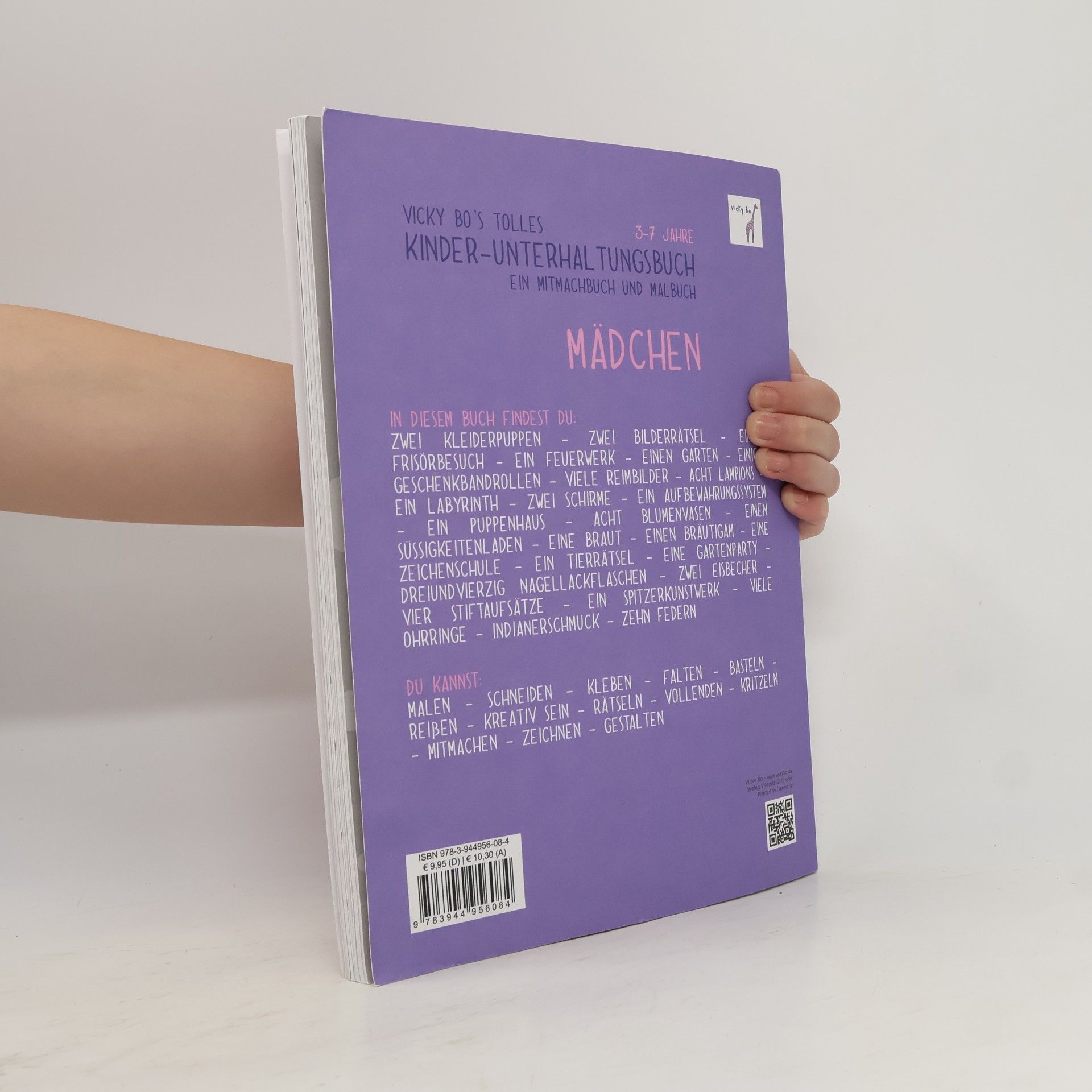 Vicky Bo Vicky Bo's tolles Kinder-Unterhaltungsbuch - Mädchen
