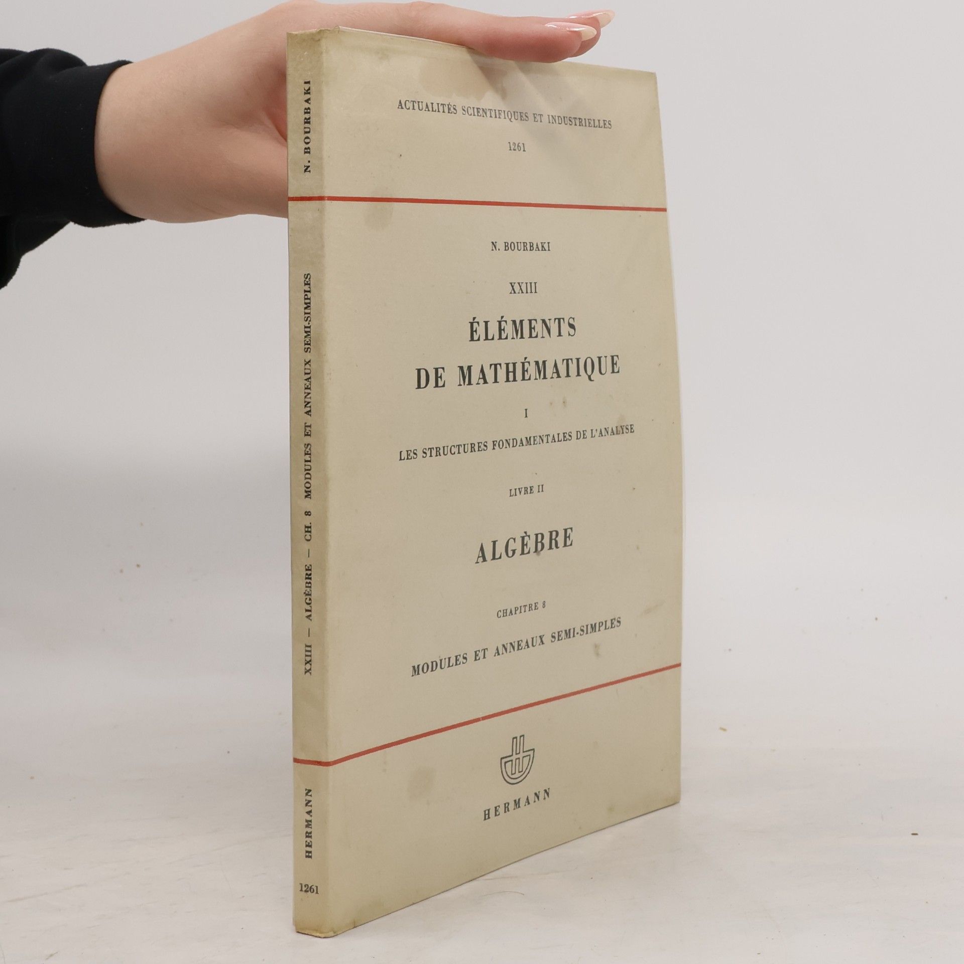Nicolas Bourbaki Éléments de mathématique
