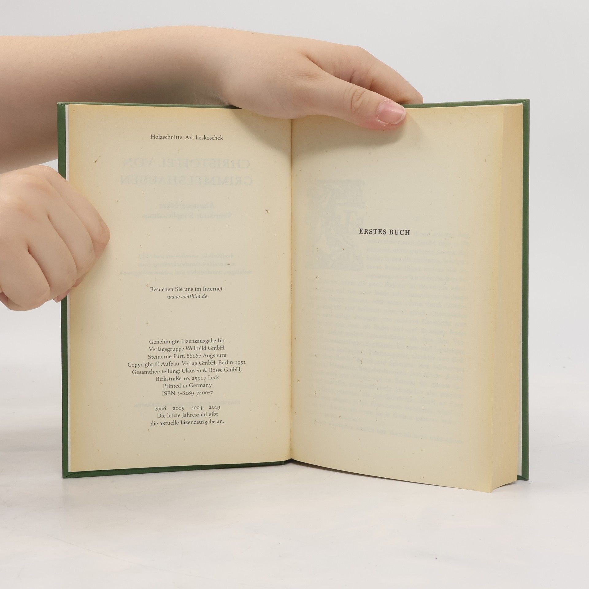 AA.VV. Grimmelshausen. Klassiker der deutschen Literatur