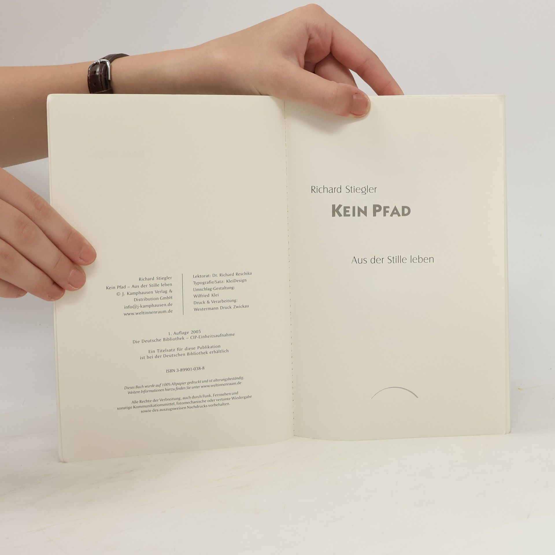 Richard Stiegler Kein Pfad